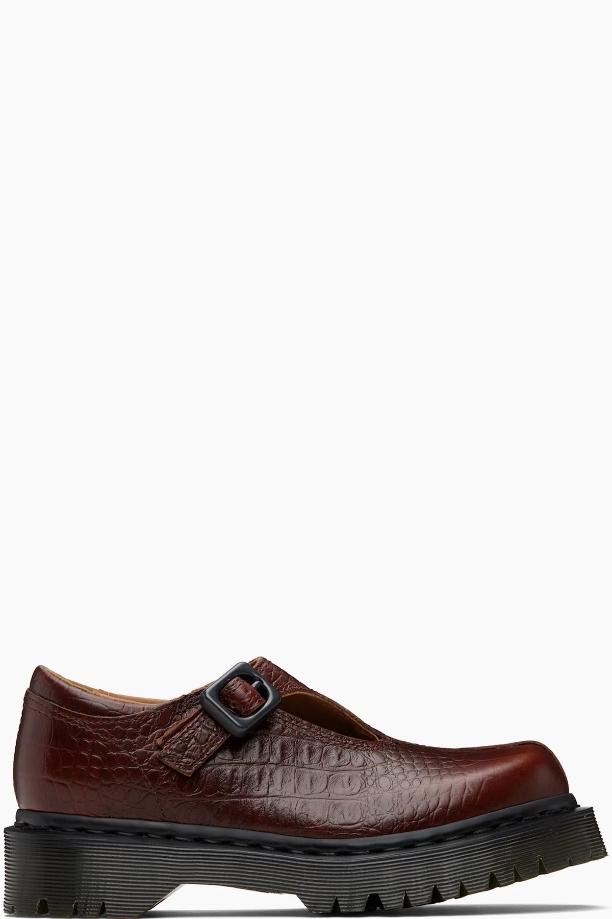 Burgundy Regina Mary Jane Loafers