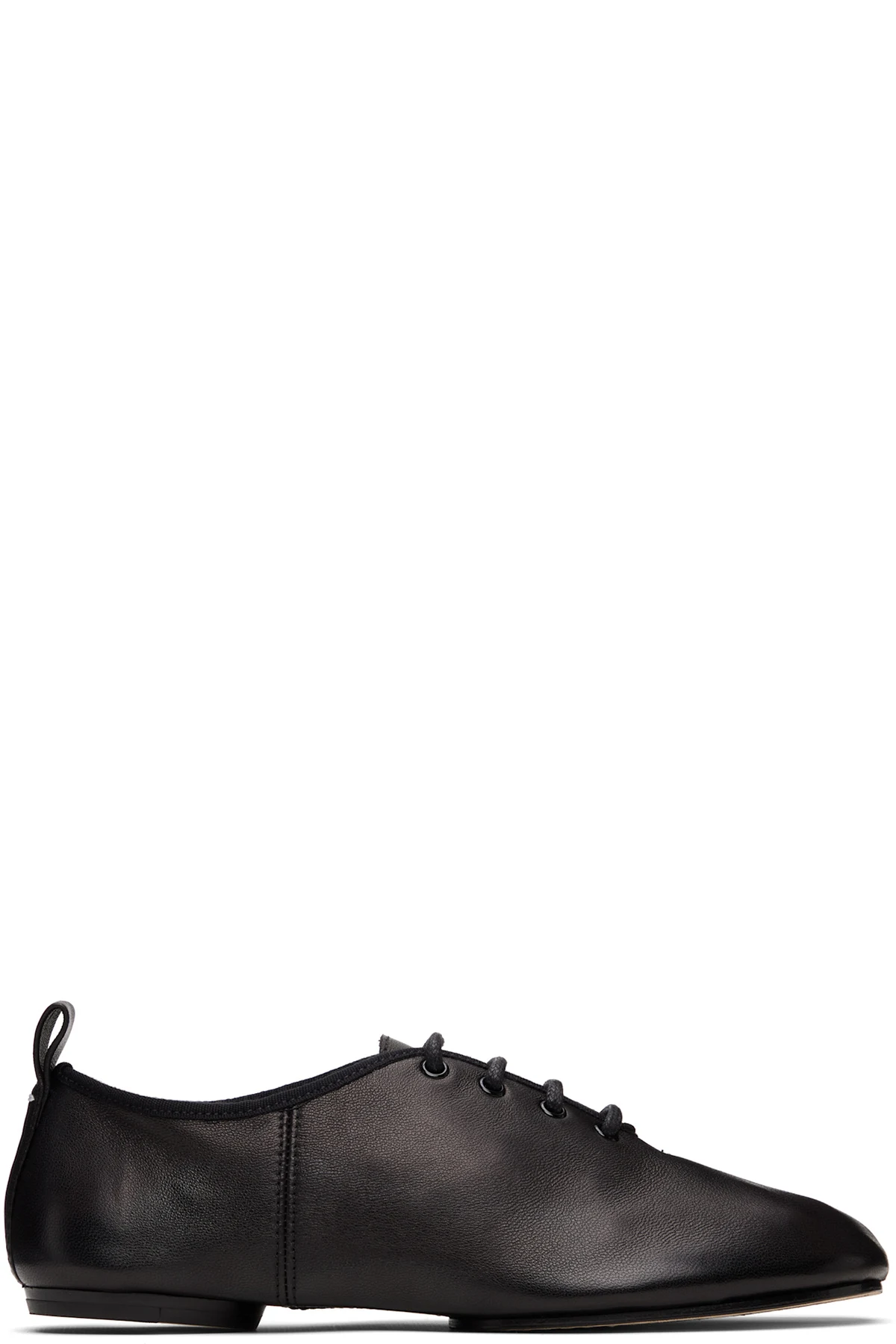 Black Tabi Jazz Lace-Up Derbys
