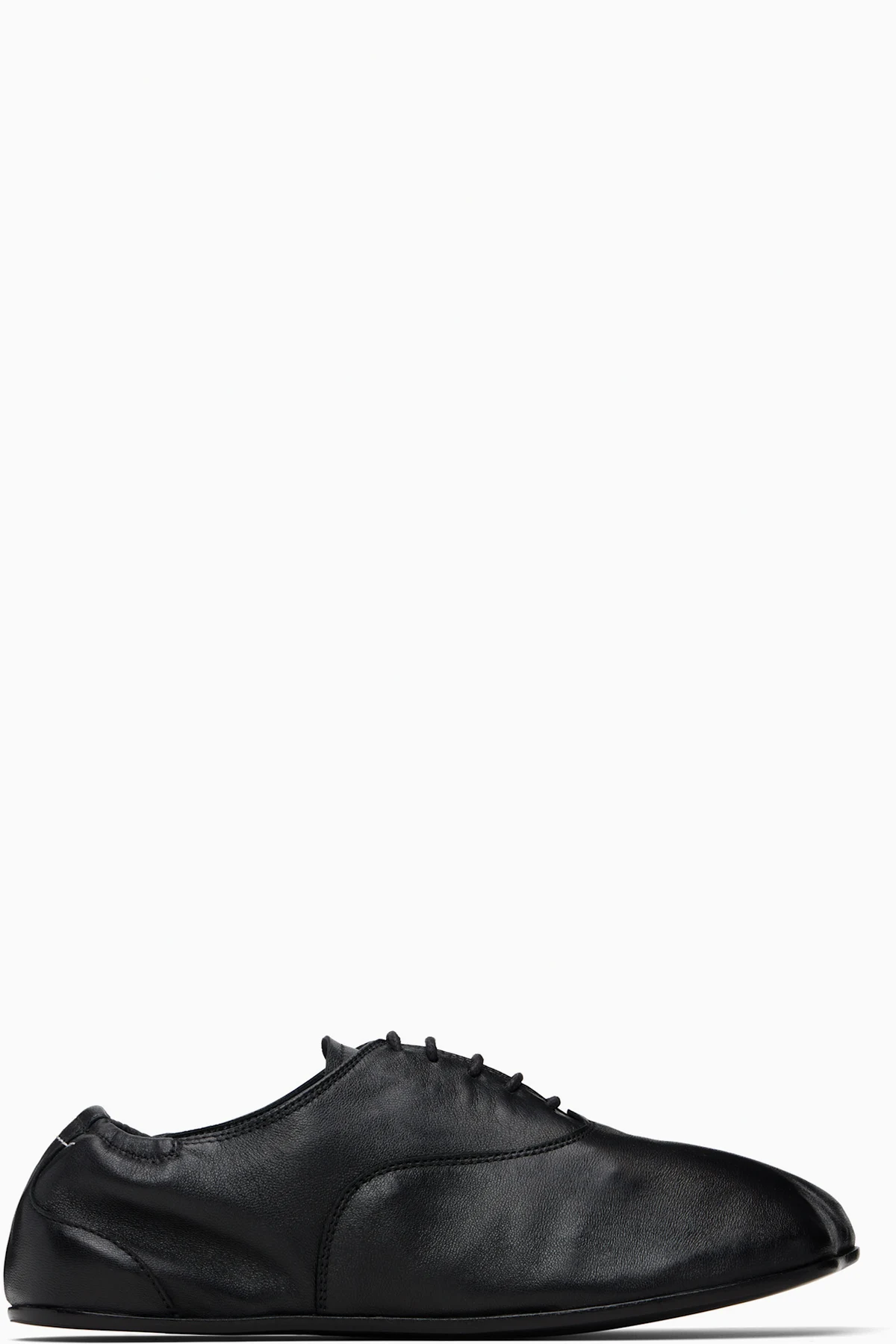 Black Leather Oxfords