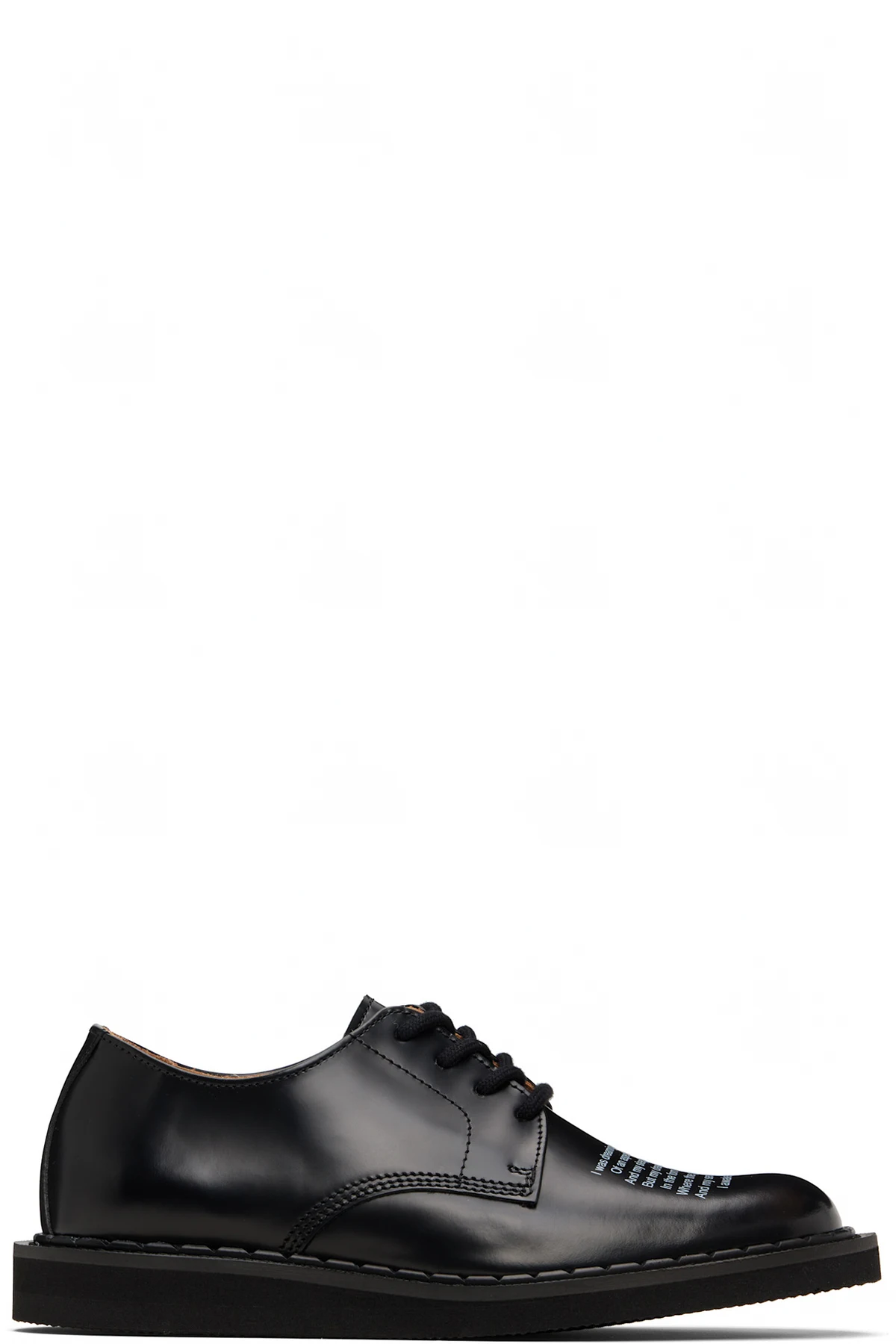 Black UNDERCOVER Edition 4 Eyelet Derbys