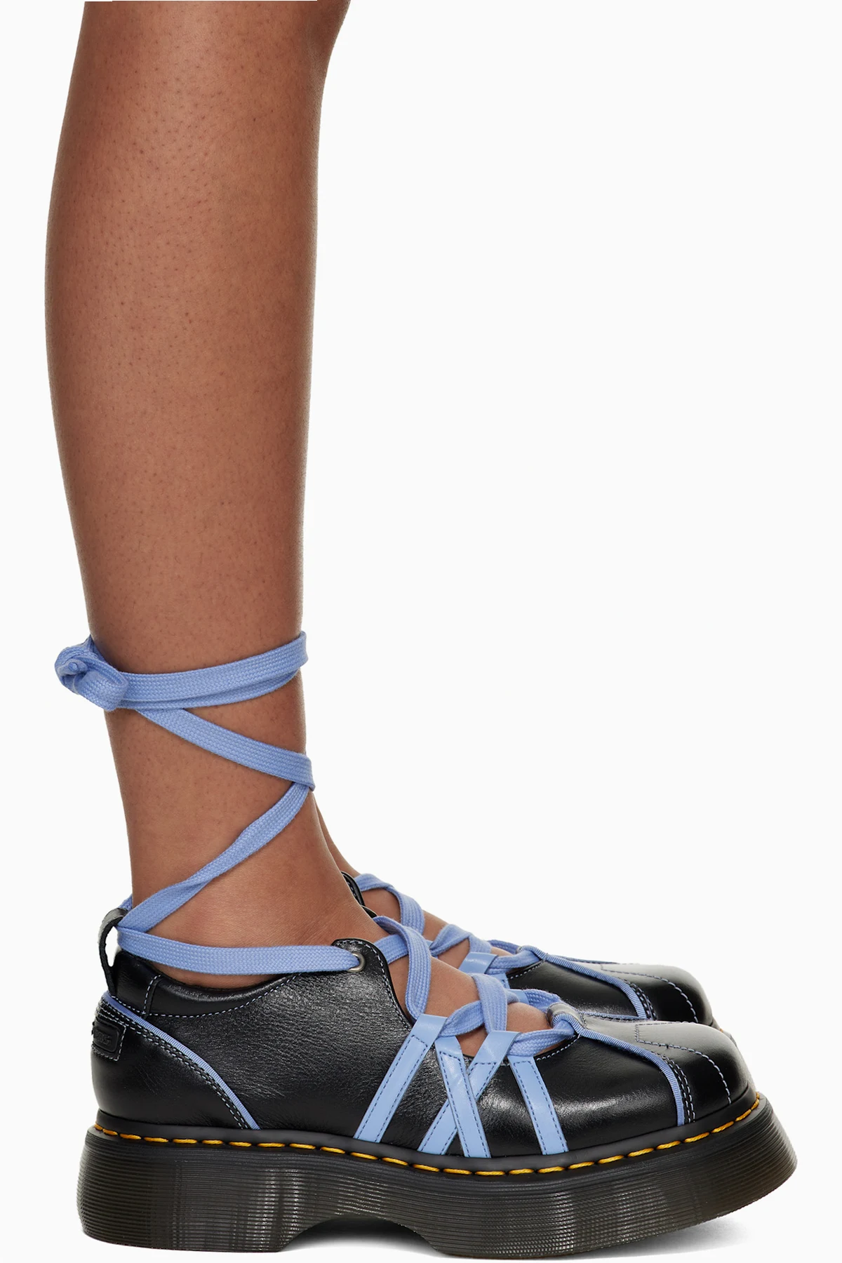 Black Buzz Ballerina Gloss Loafers