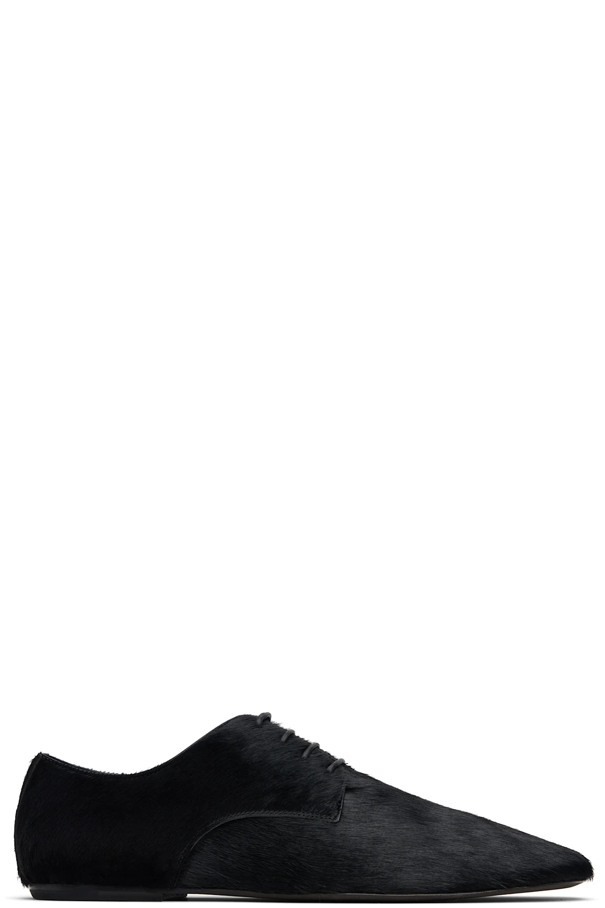 Black Square Toe Derbys