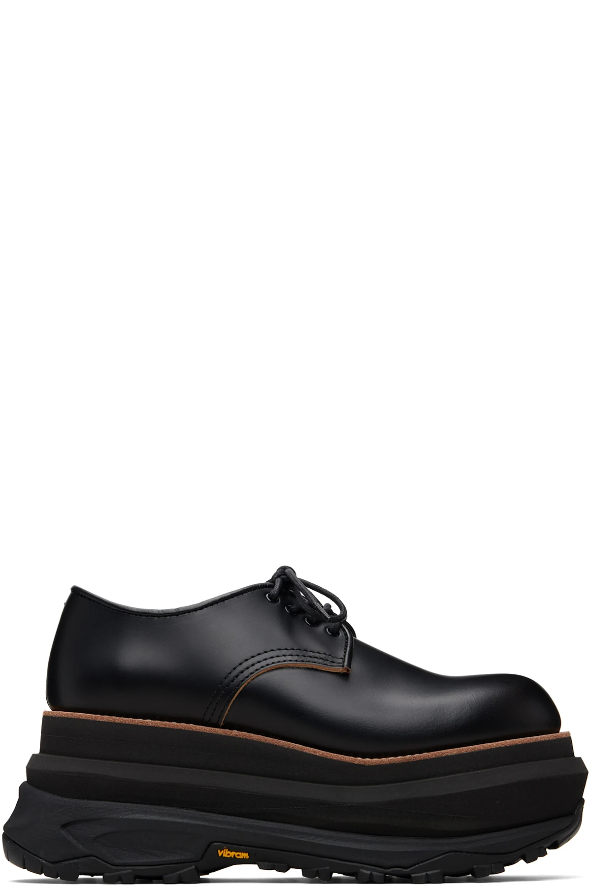 Black Leather Derbys