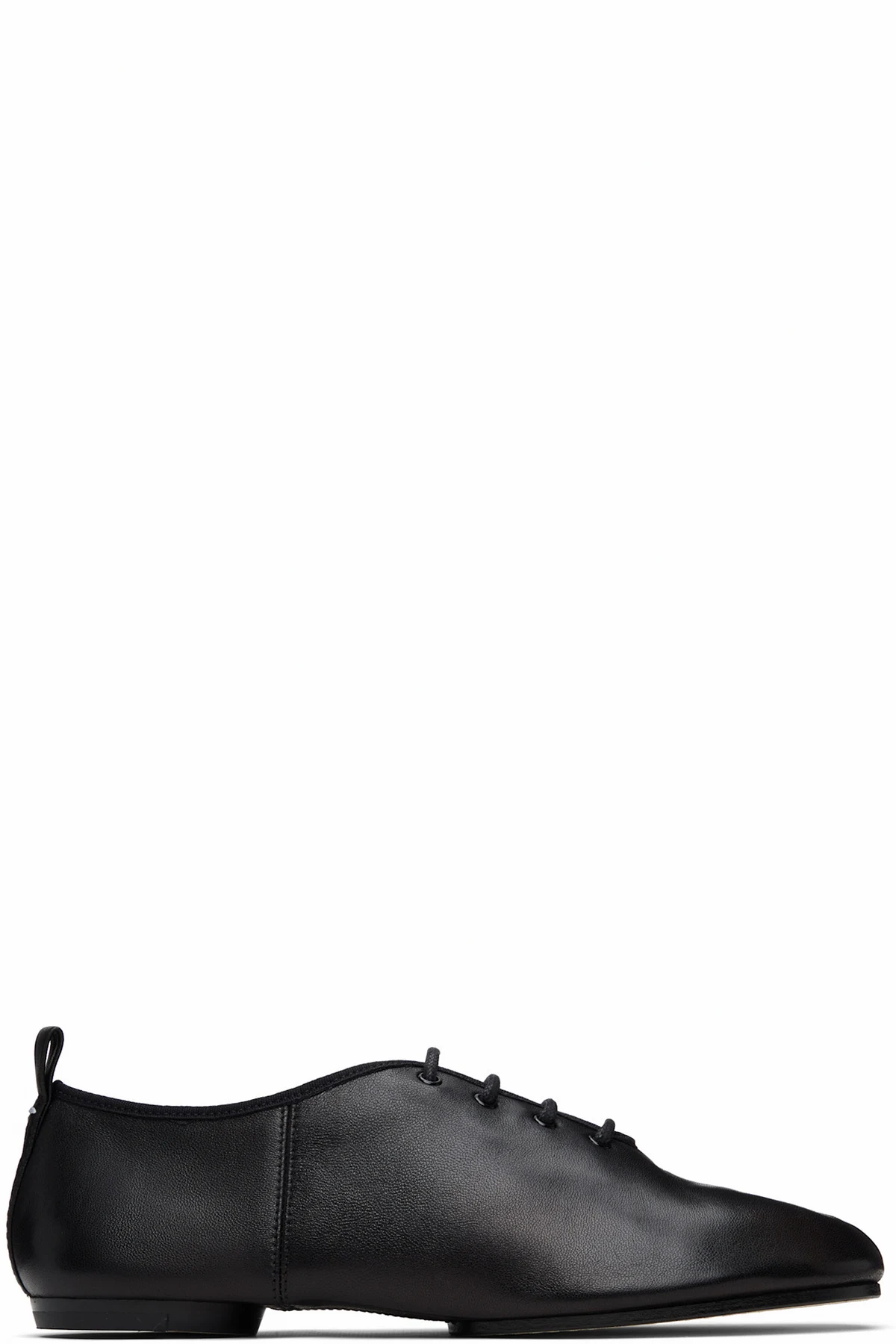 Black Tabi Jazz Lace-Up Derbys