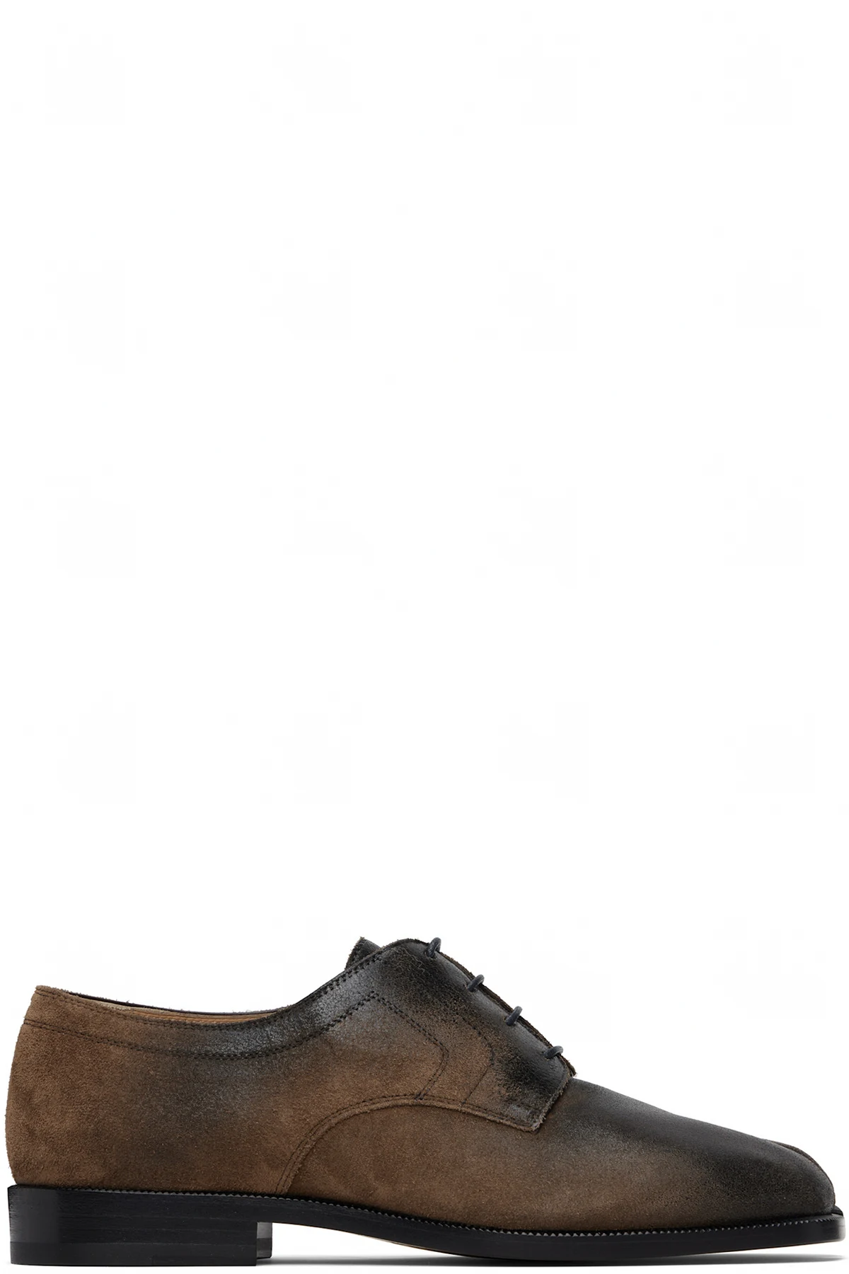 Brown Tabi Lace-Ups Derbys