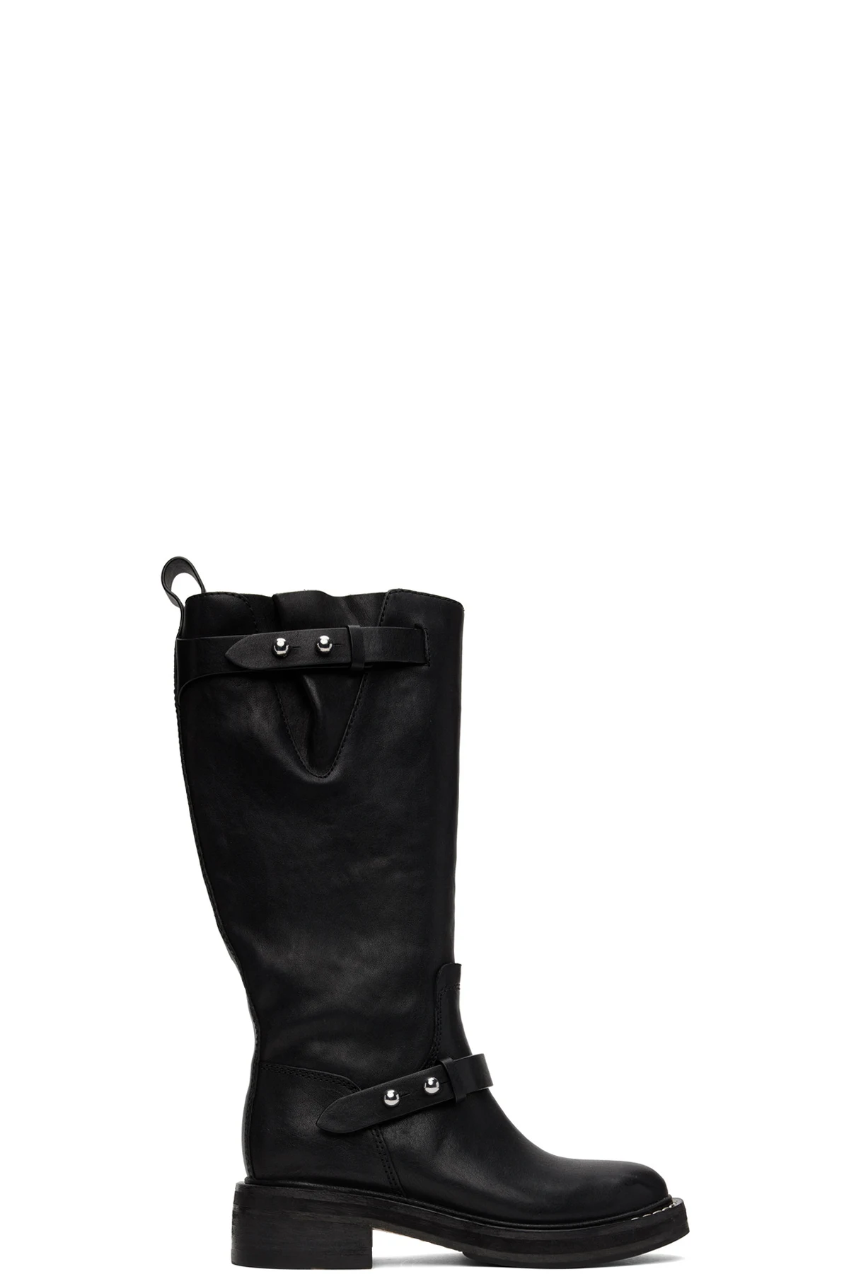 Black Moto Tall Boots