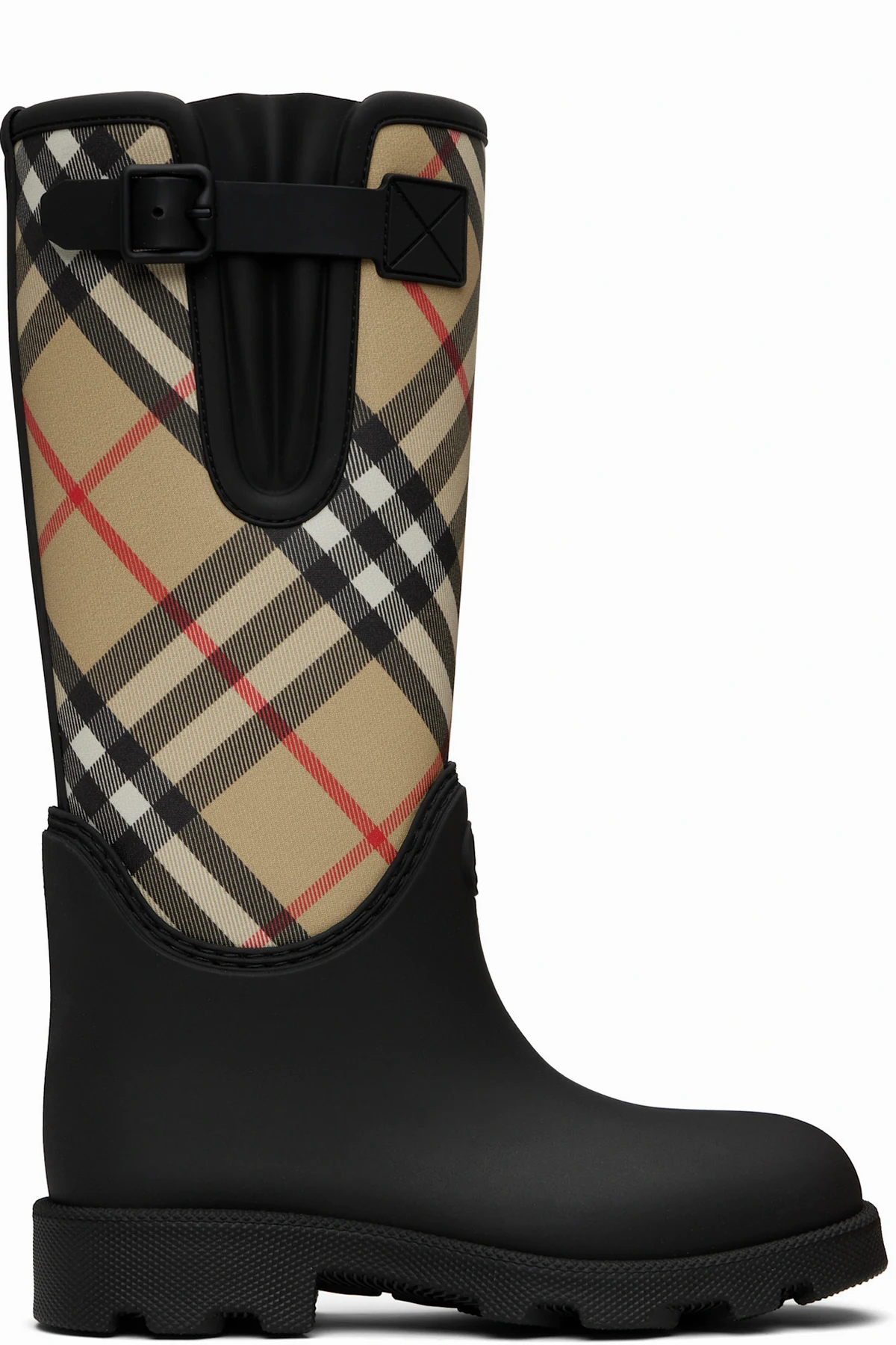 Black Rubber Marsh Stamp High Boots