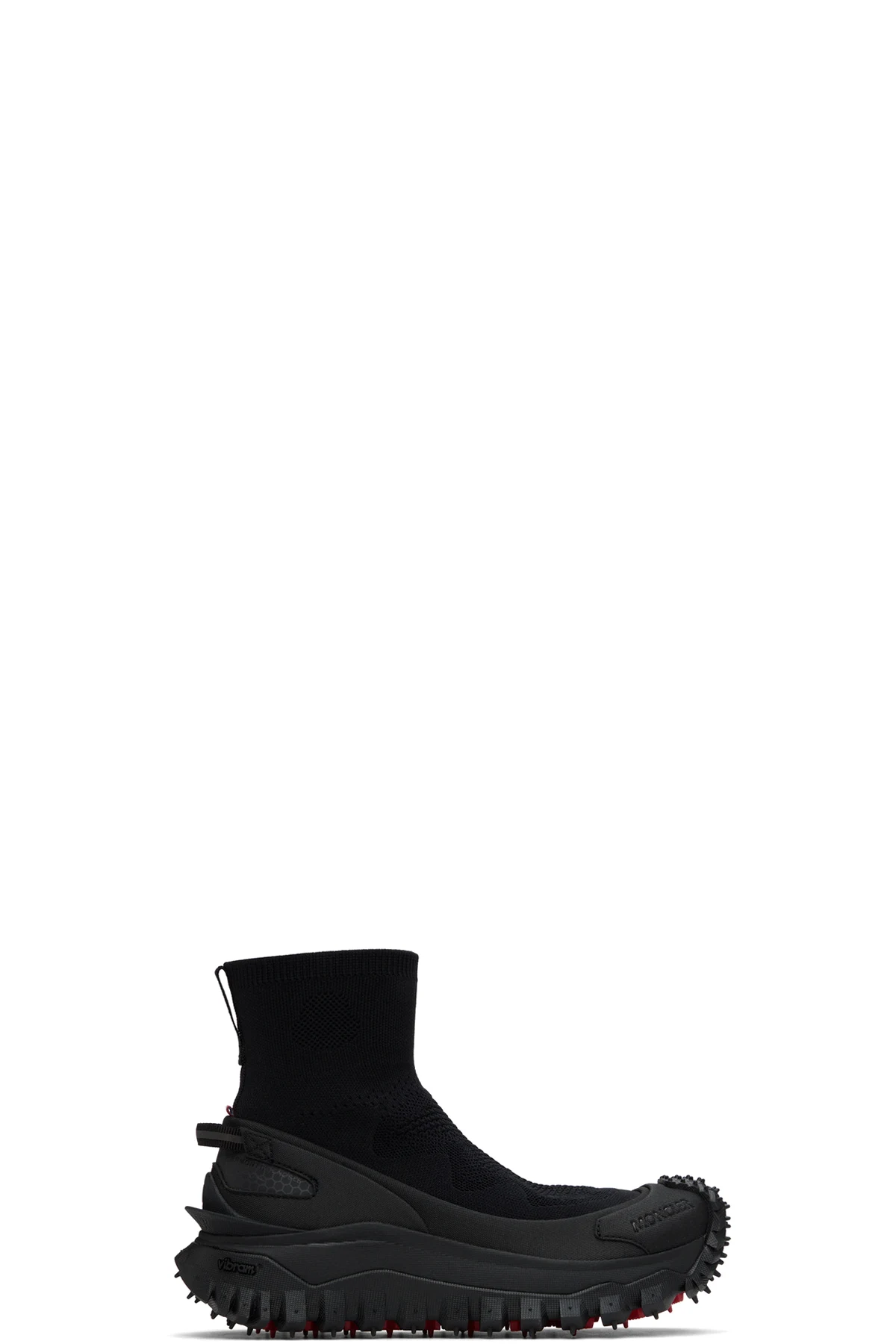 Black Trailgrip Knit High Top Sneakers