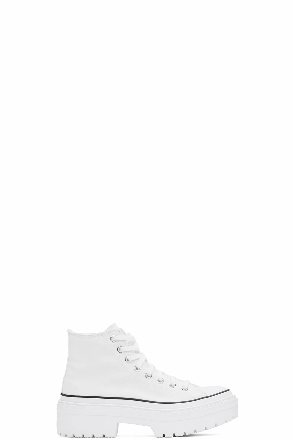 White Chuck Taylor All Star Lugged Platform Sneakers