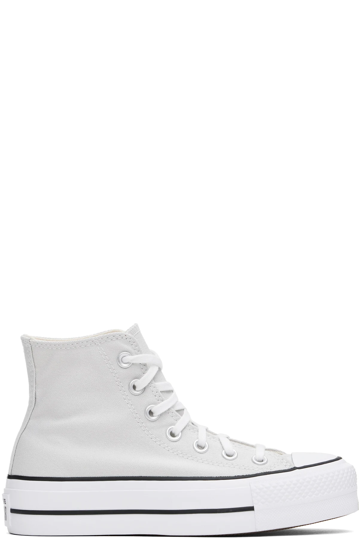 Gray Chuck Taylor All Star Lift Platform High Top Sneakers