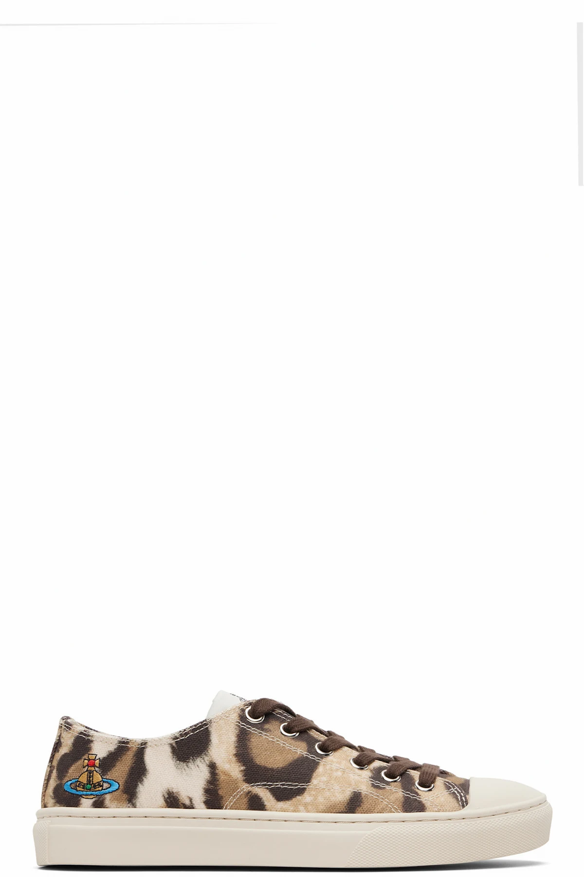 Brown Low Top Plimsoll Sneakers