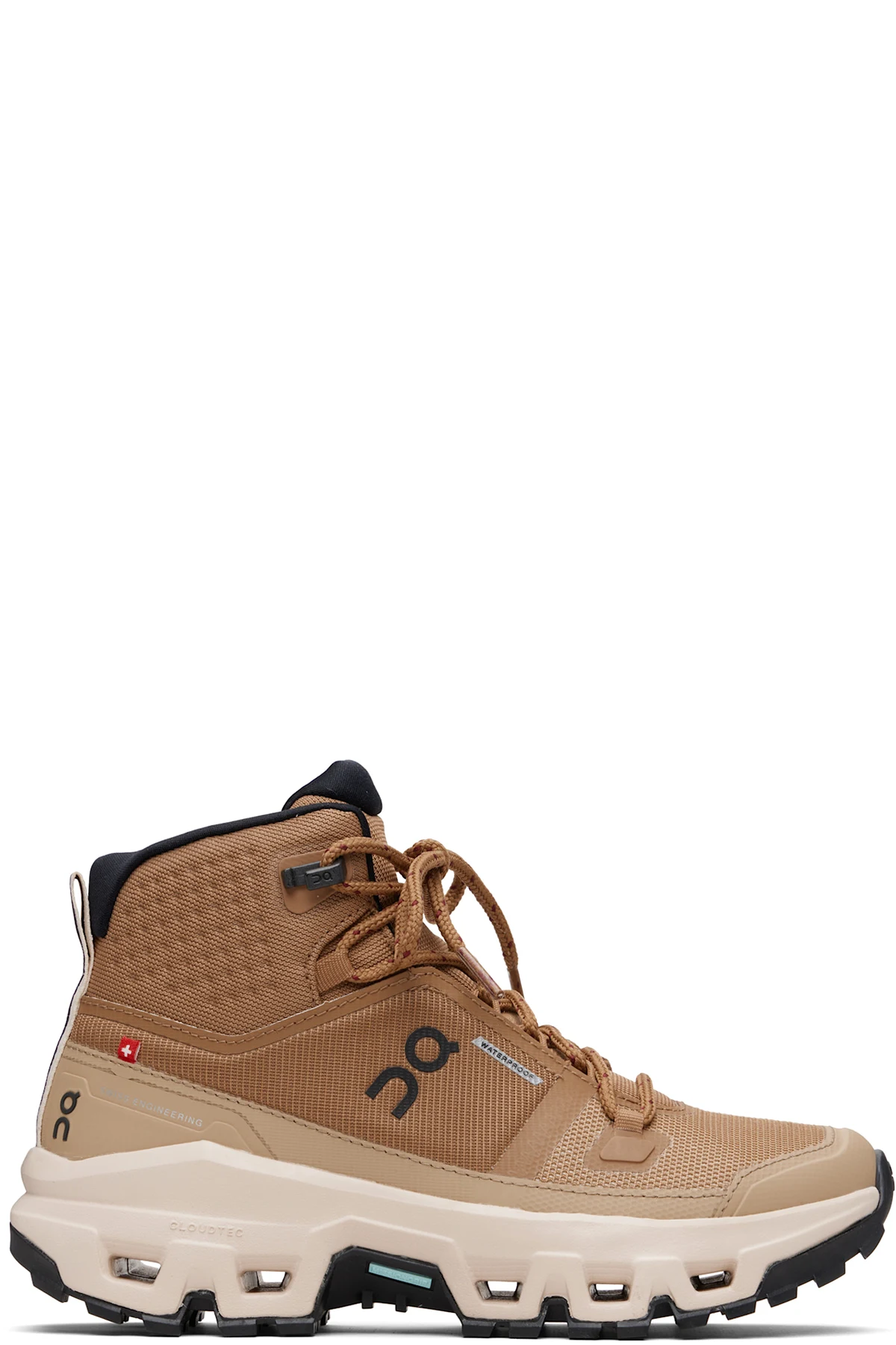 Brown Cloudrock Mid Waterproof Sneakers