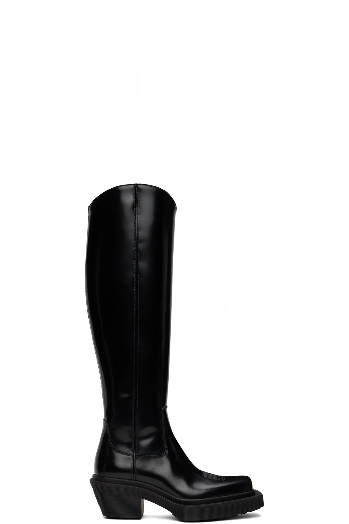 Black Neo Western Tall Boots