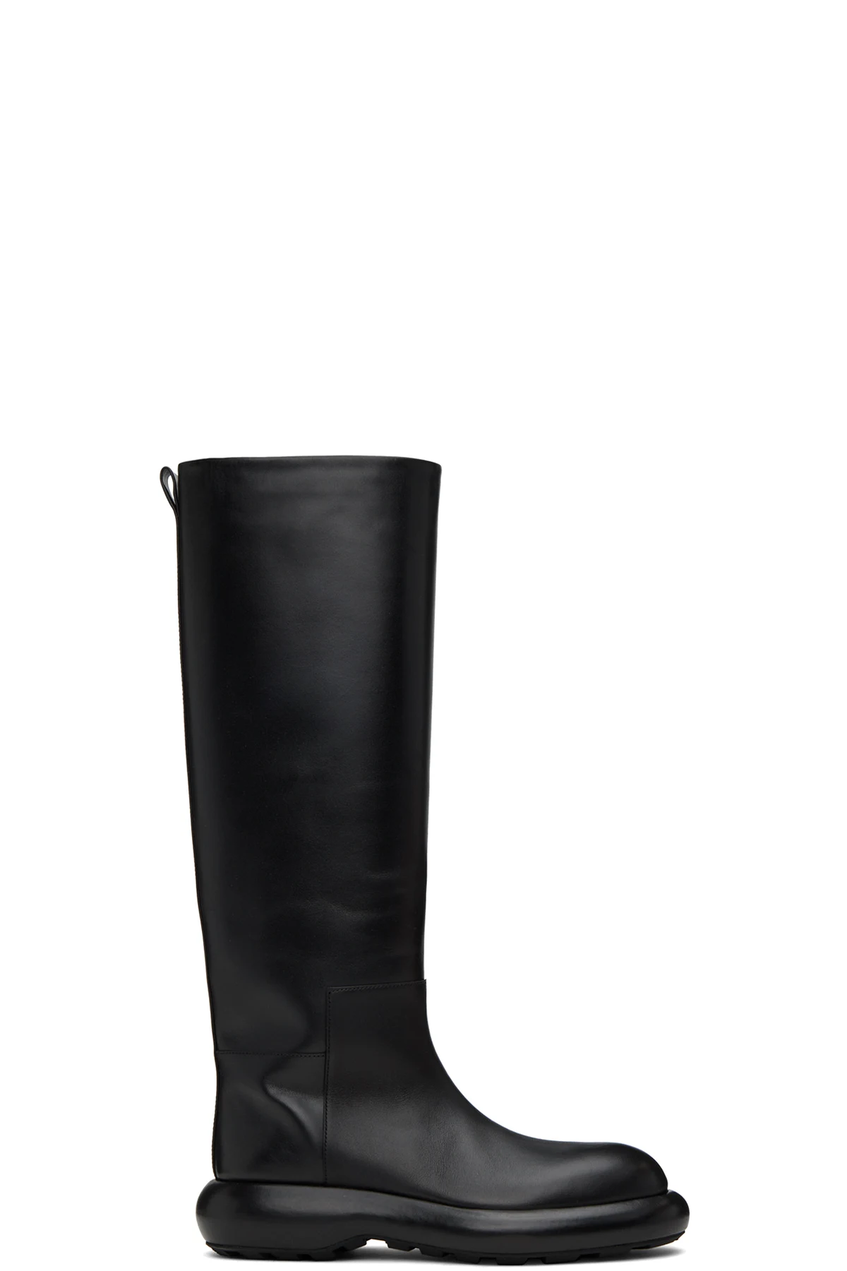 Black Pull-Loop Boots