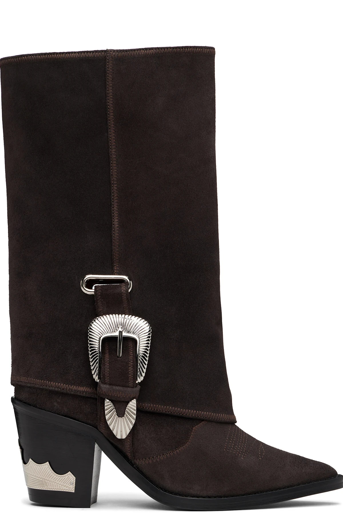 SSENSE Exclusive Brown Western Style Boots