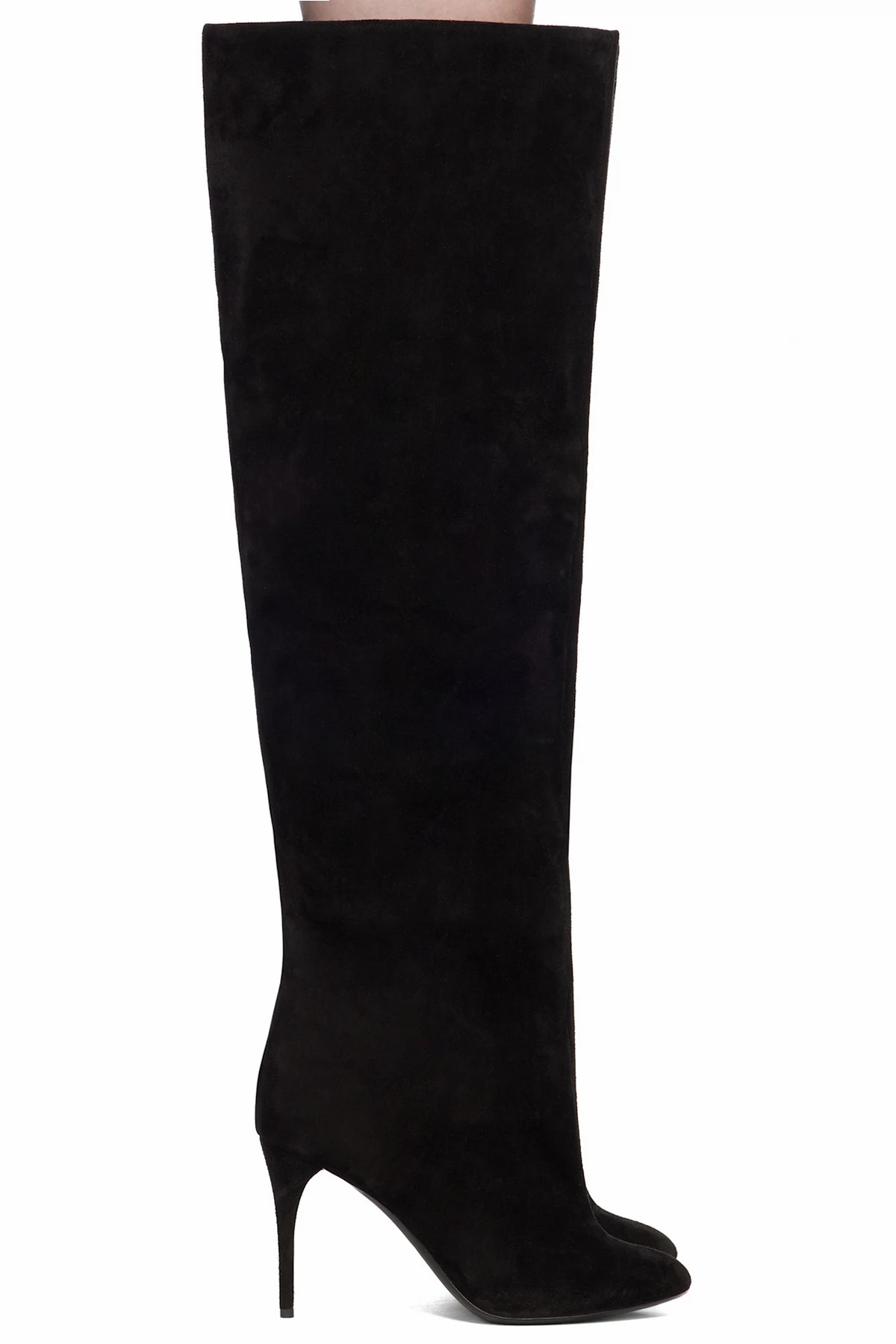 Black Decollete Boots