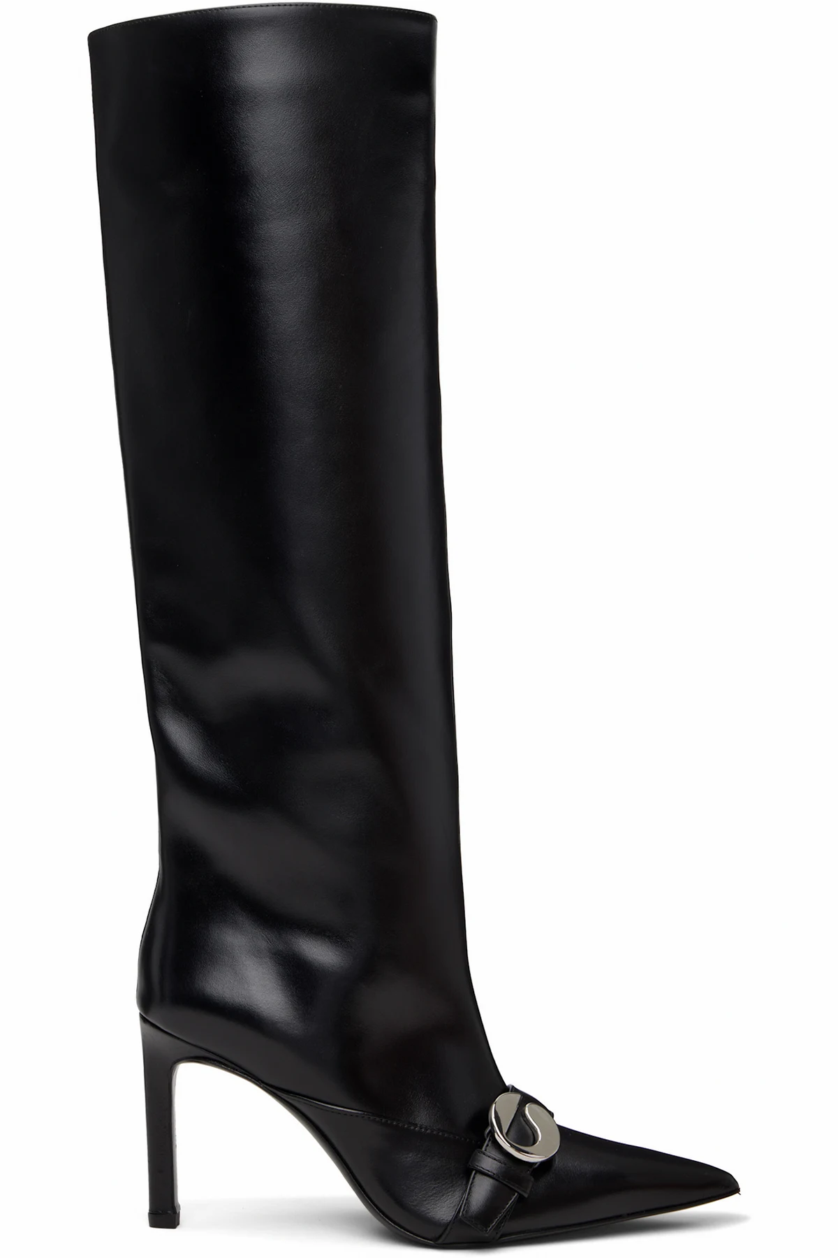 Black Belt Tall Boots
