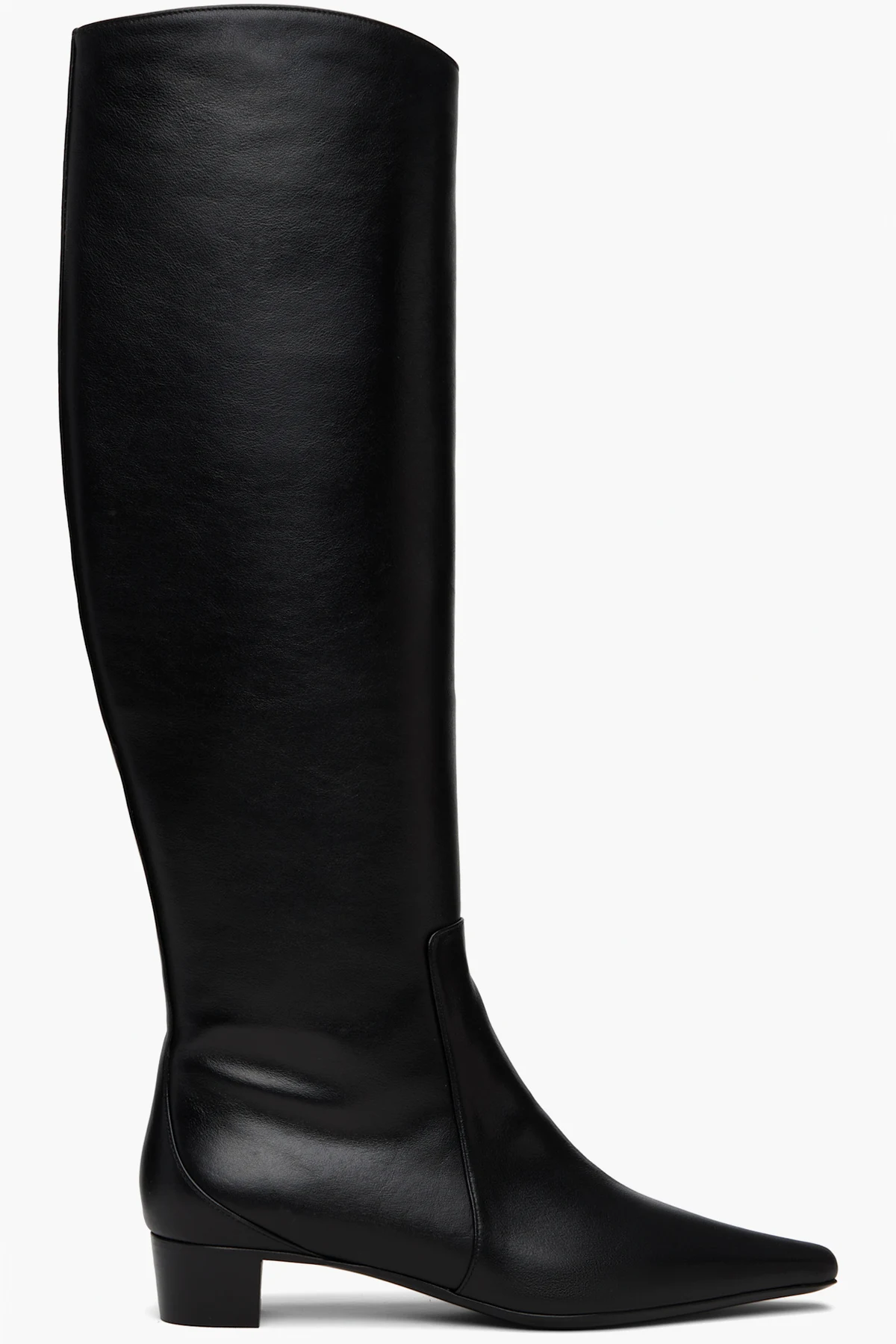 Black Pascal Nappa Leather Tall Boots