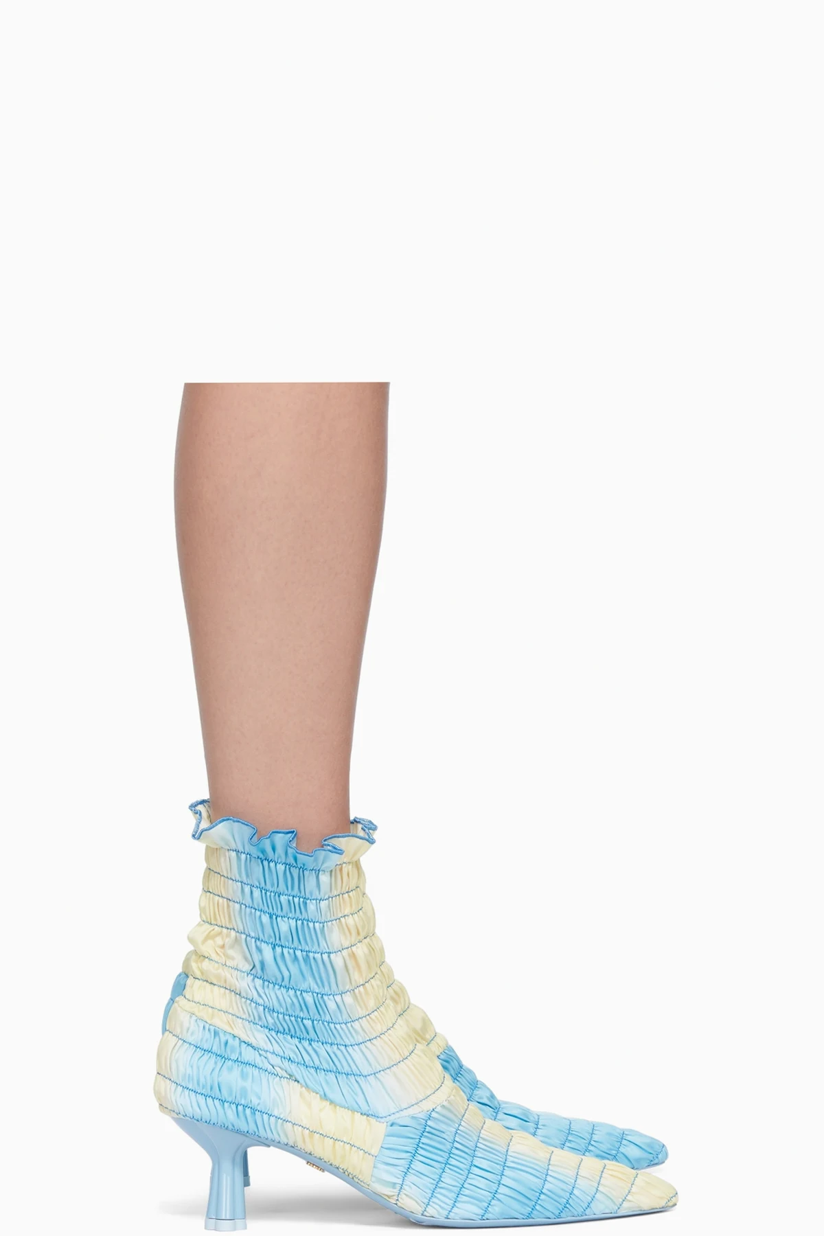 Blue & Yellow Marthe Ankle Boots