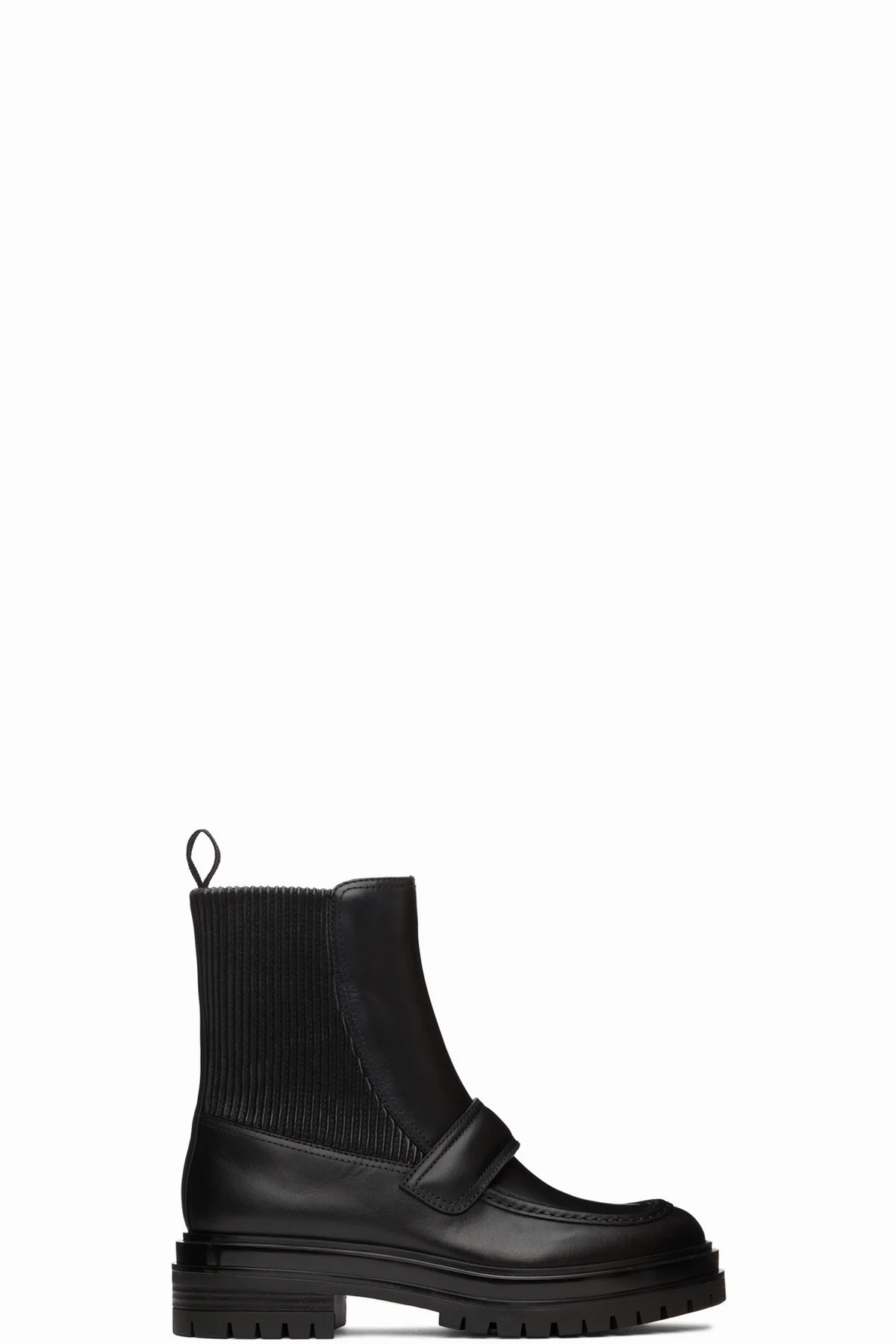 Black Leather Berck Boots