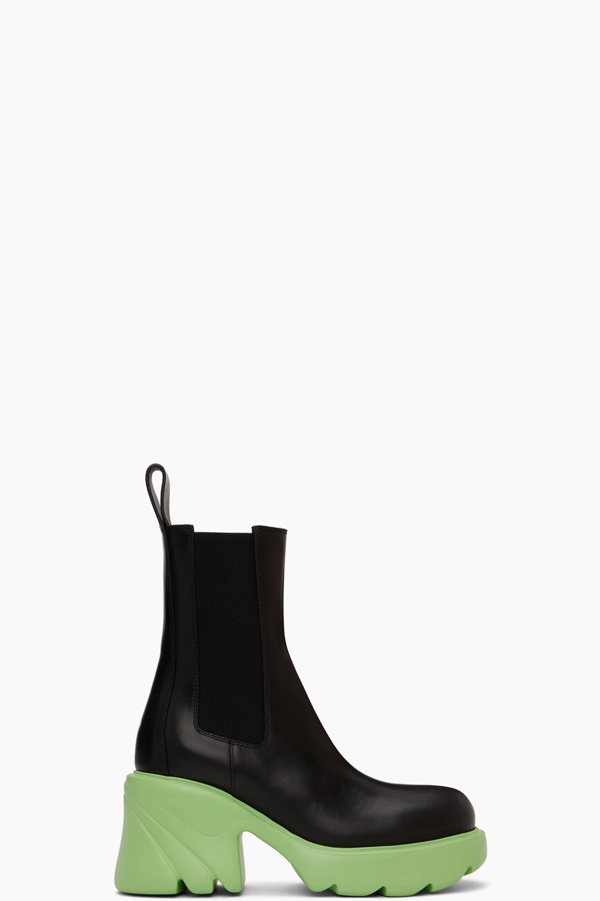 Black Flash Chelsea Boots
