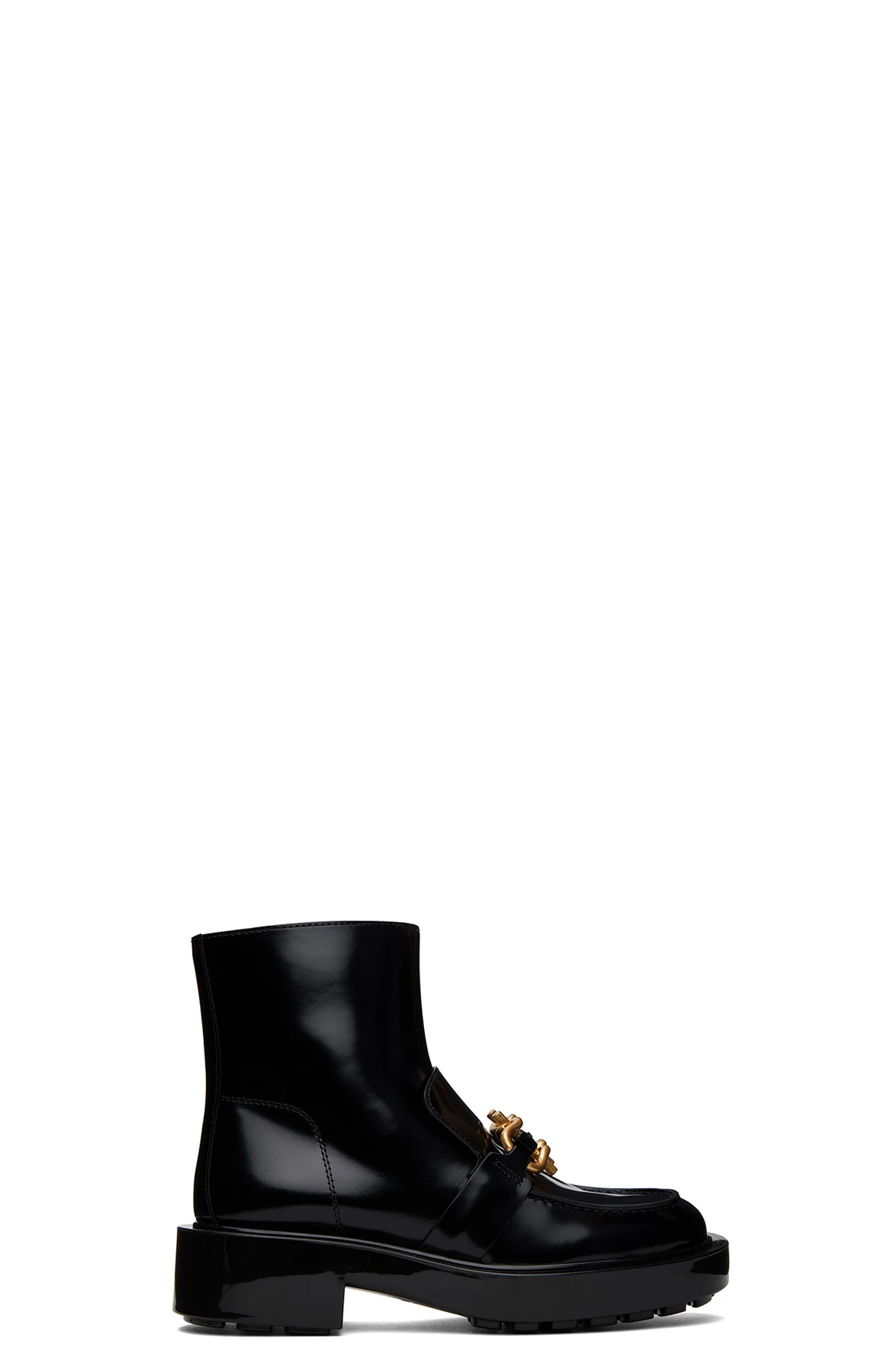 Black Monsieur Chunky Ankle Boots