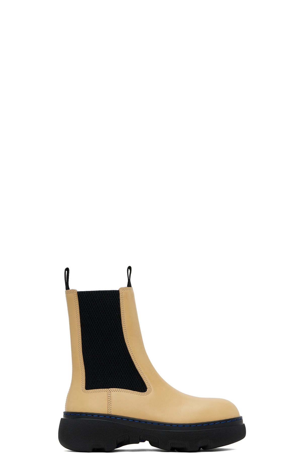 Yellow Leather Creeper Chelsea Boots