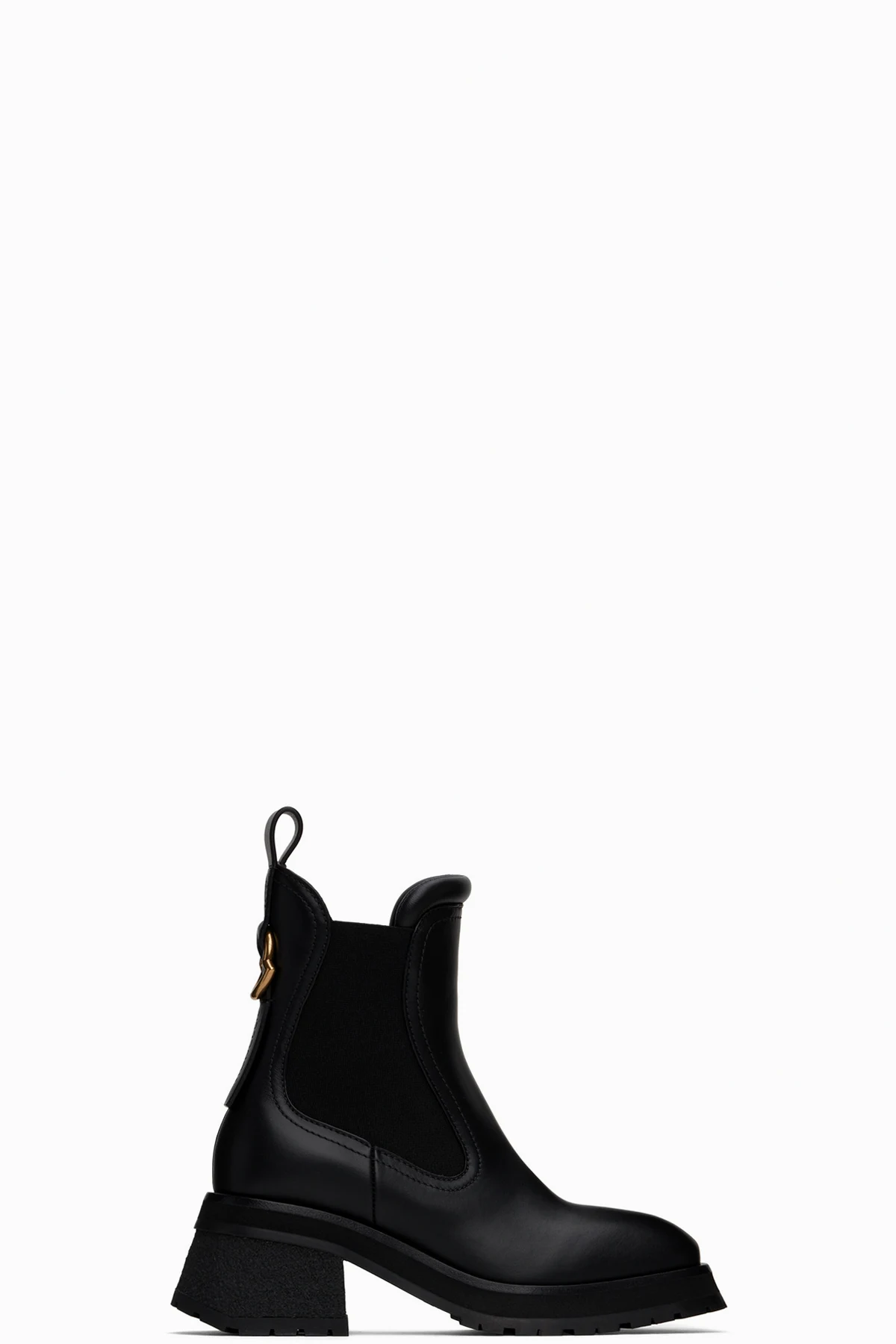 Black Gigi Leather Chelsea Boots