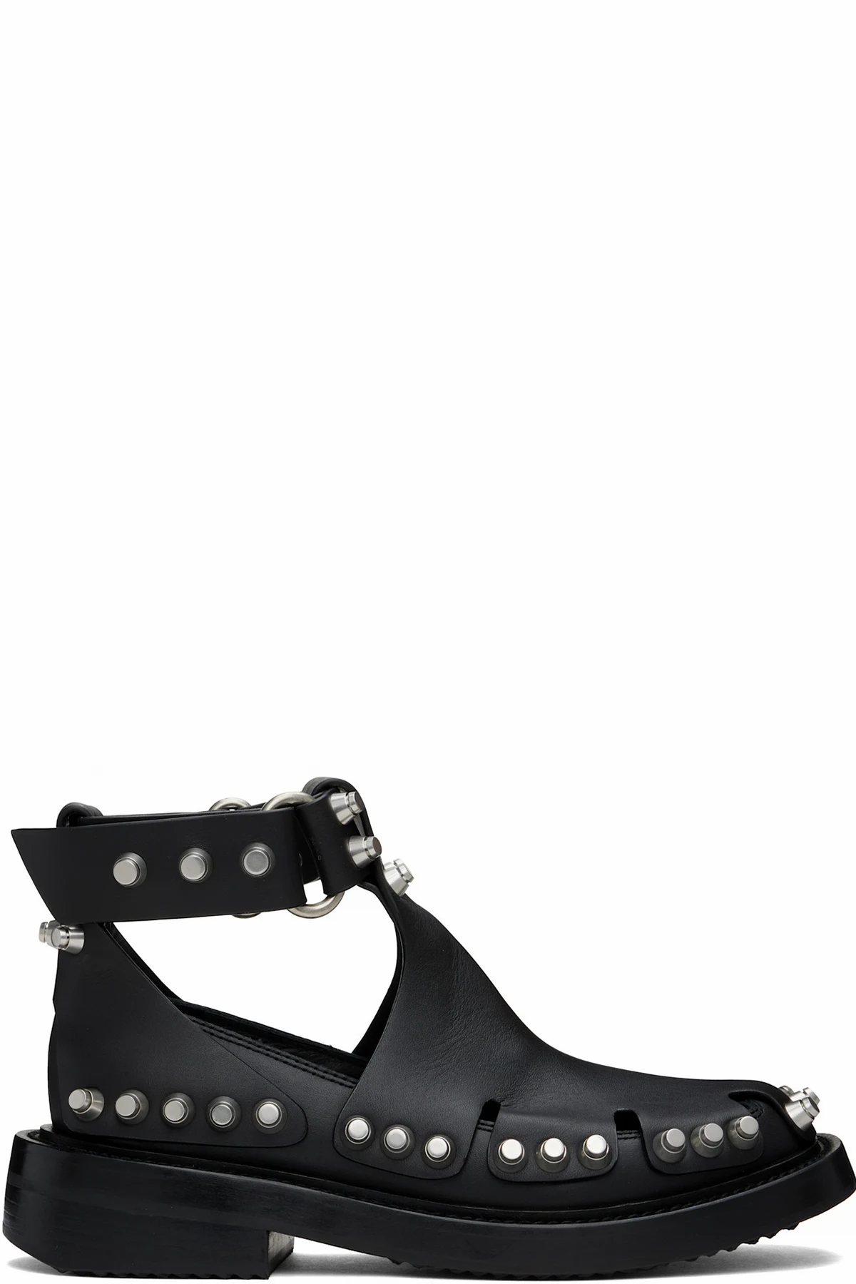 Black Dixon Buckle Boots