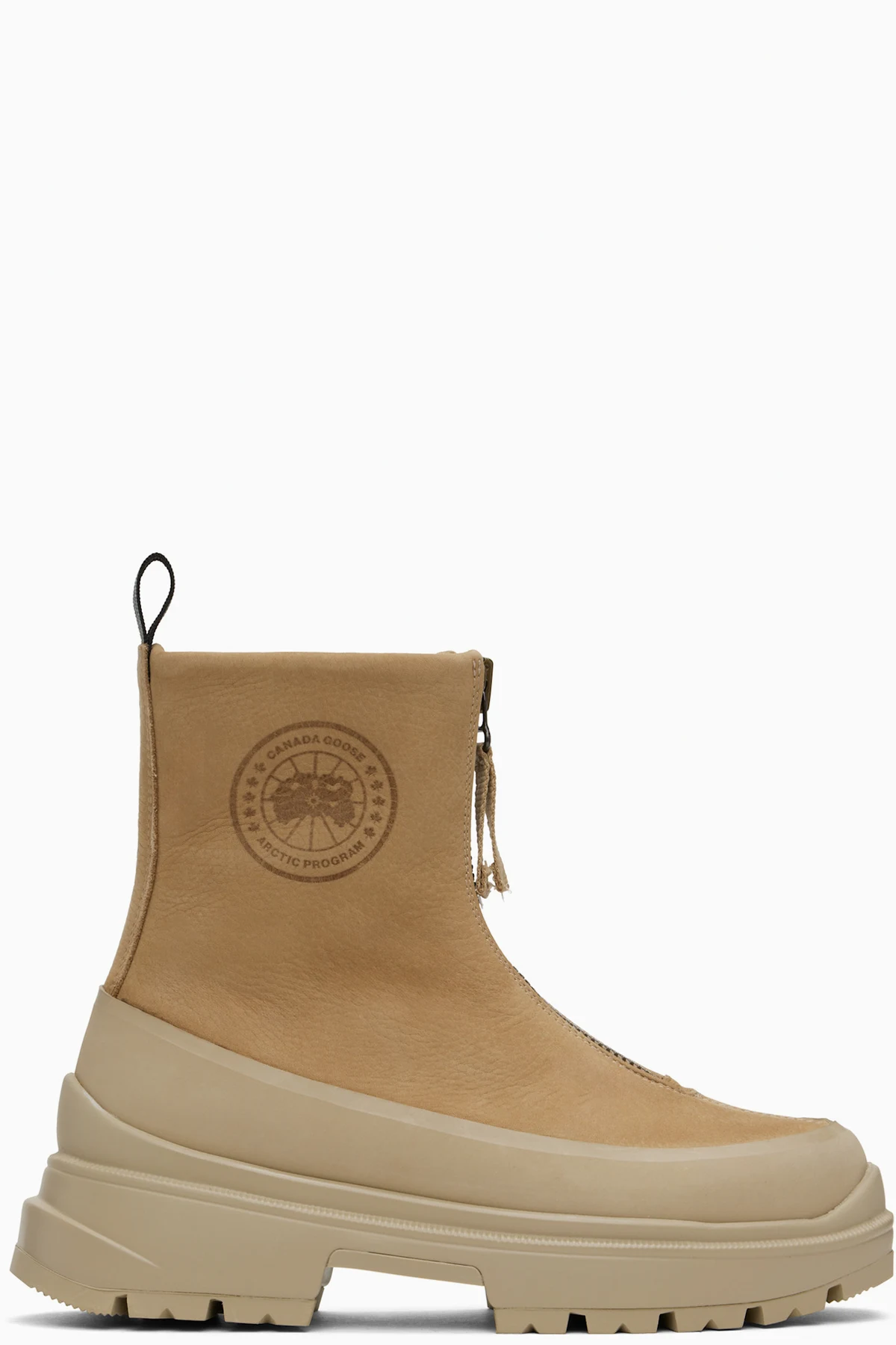 Tan Kya Zip-Up Boots