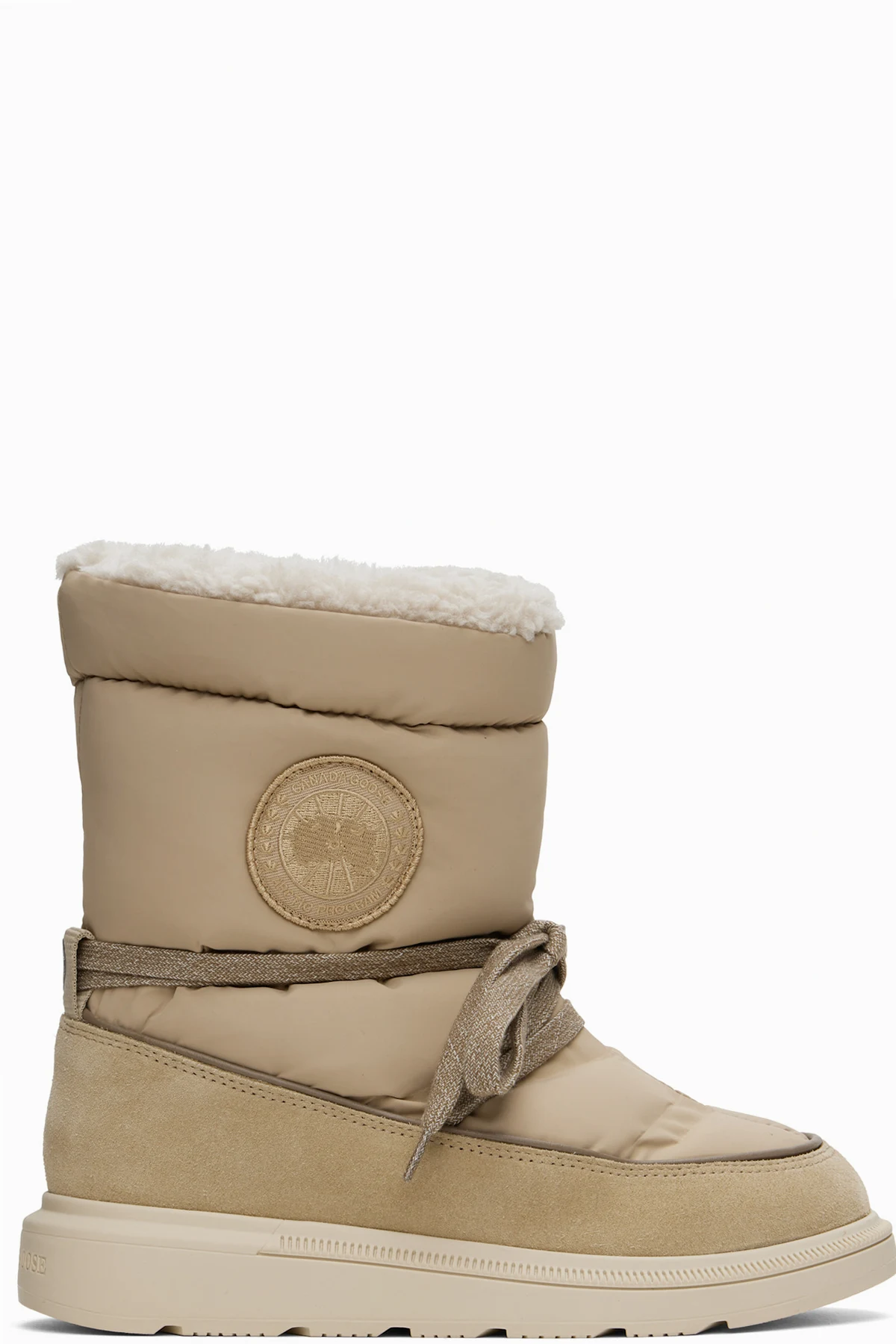Tan Demma Puffer Boots