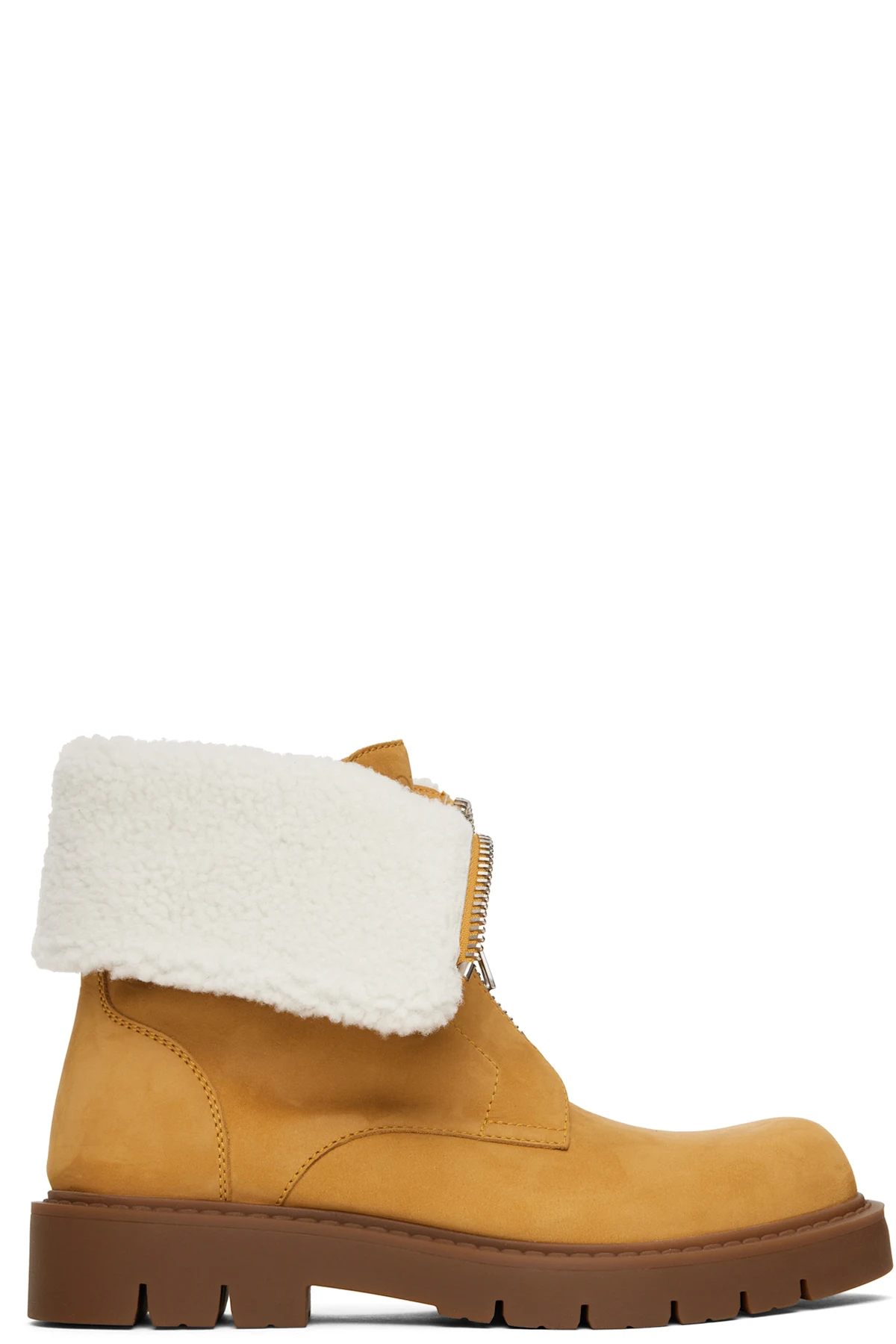 Beige Haddock Ankle Boots