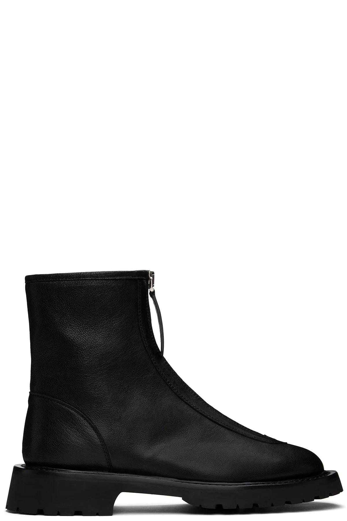 Black Zipped Boots