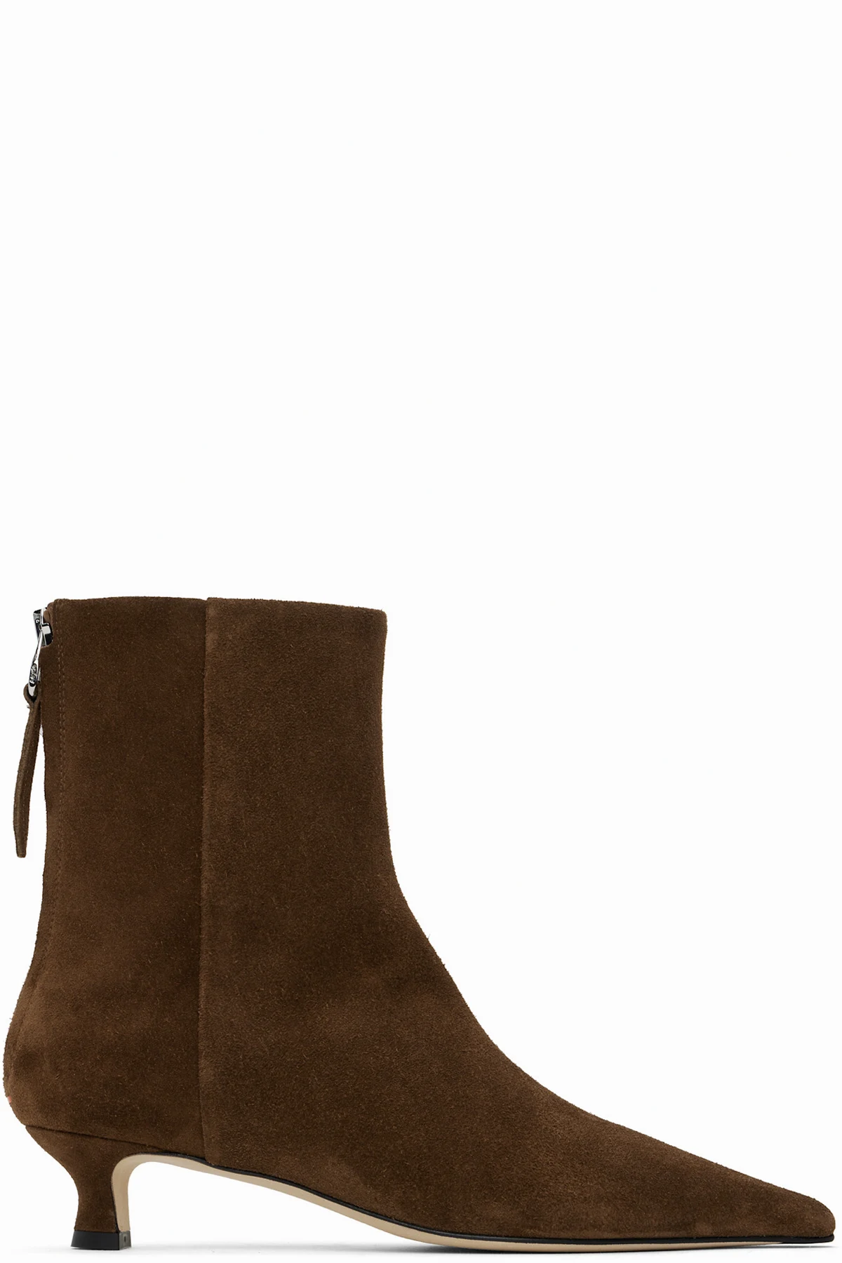 Brown Zoe Suede Ankle Boots