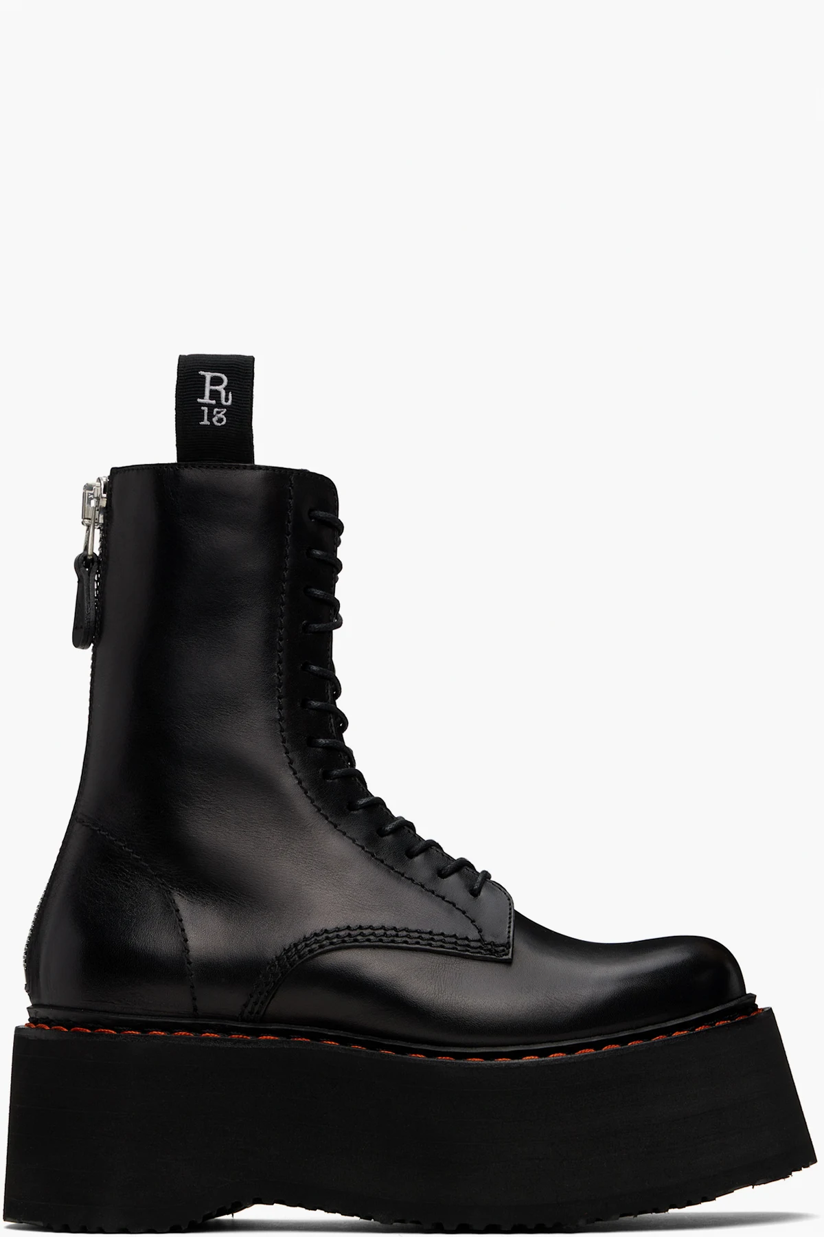 Black Double Stack Boots