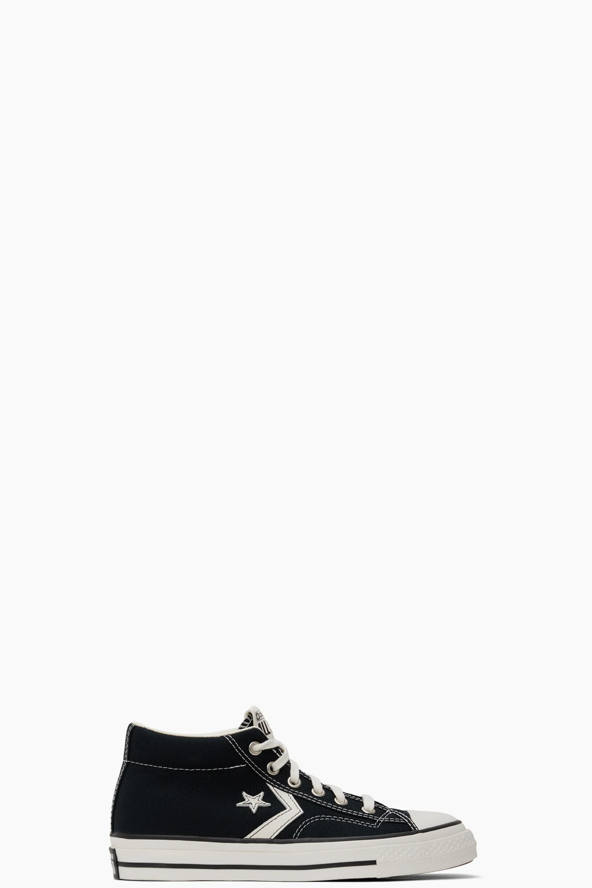 Black Star Player 76 Mid Top Sneakers