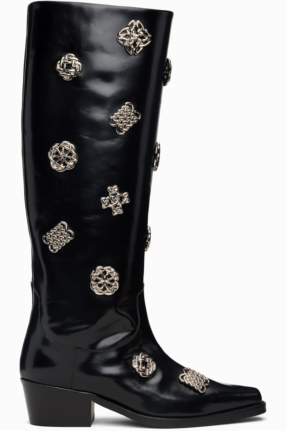Black Polido Tall Boots