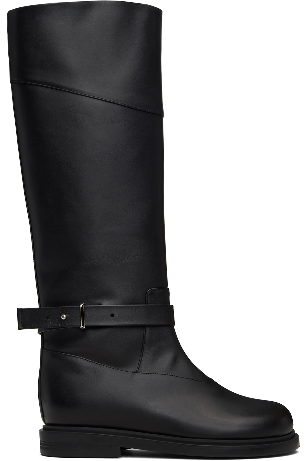 Black Belted Angt Long Tall Boots