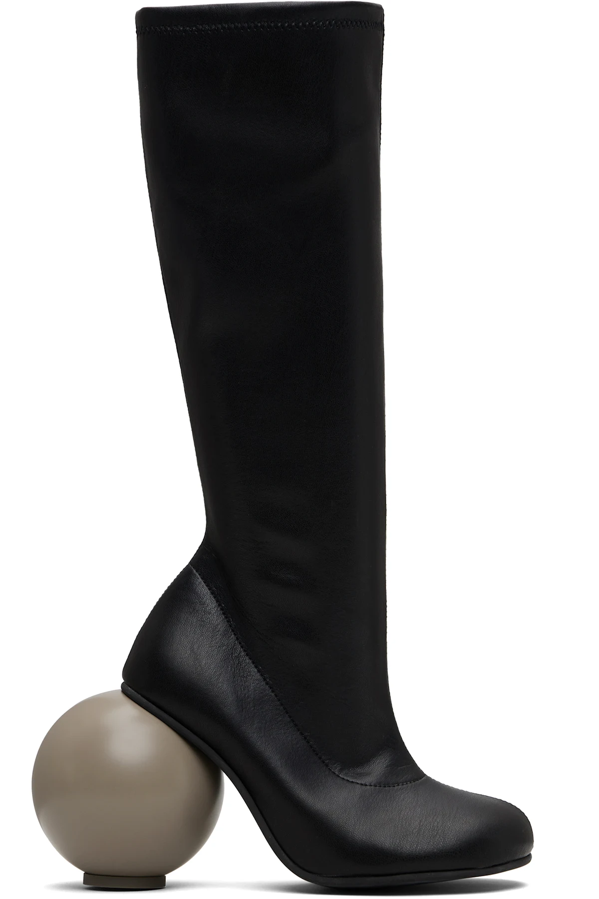 Black Ball Tall Boots
