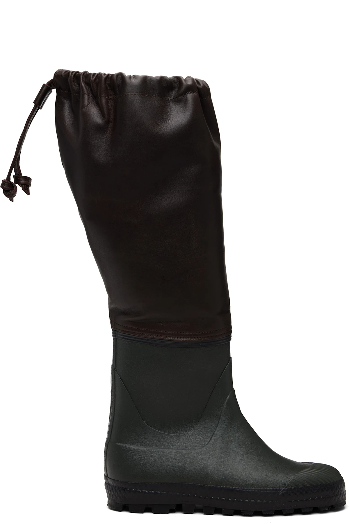 SSENSE Exclusive Brown Farmer Rain Tall Boots