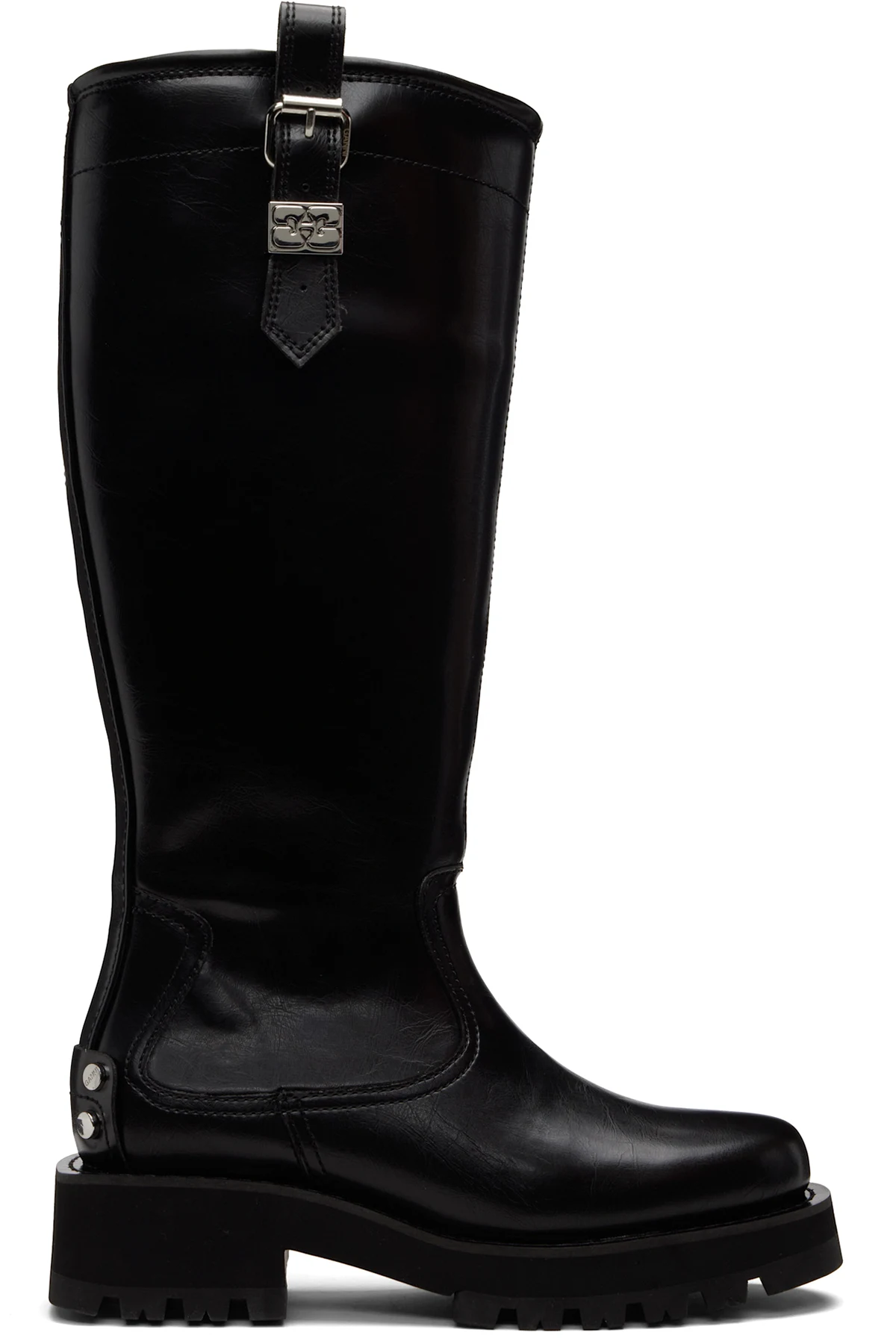 Black High Tall Boots