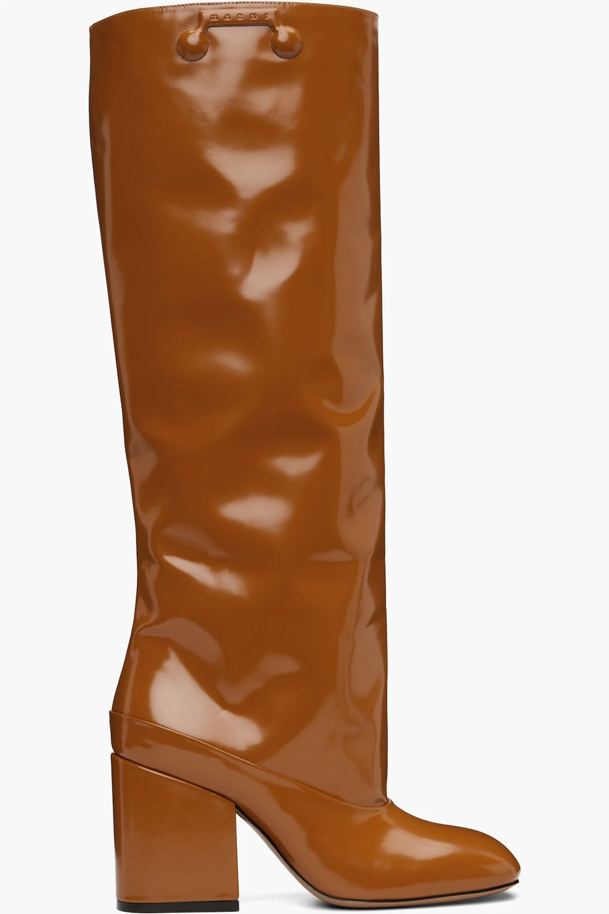 Brown Leather Trunkaroo Knee-High Tall Boots