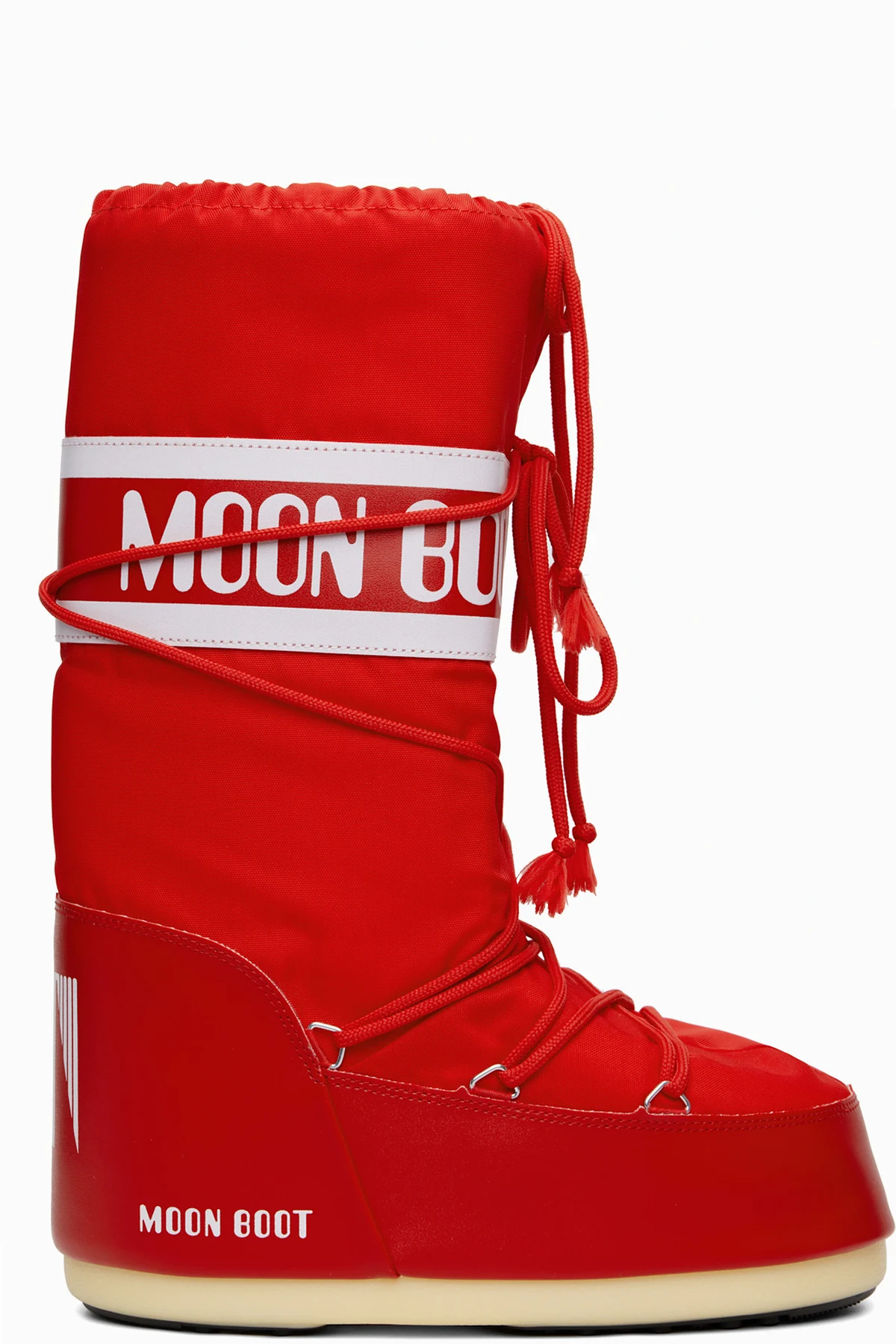 Red Icon Nylon Boots