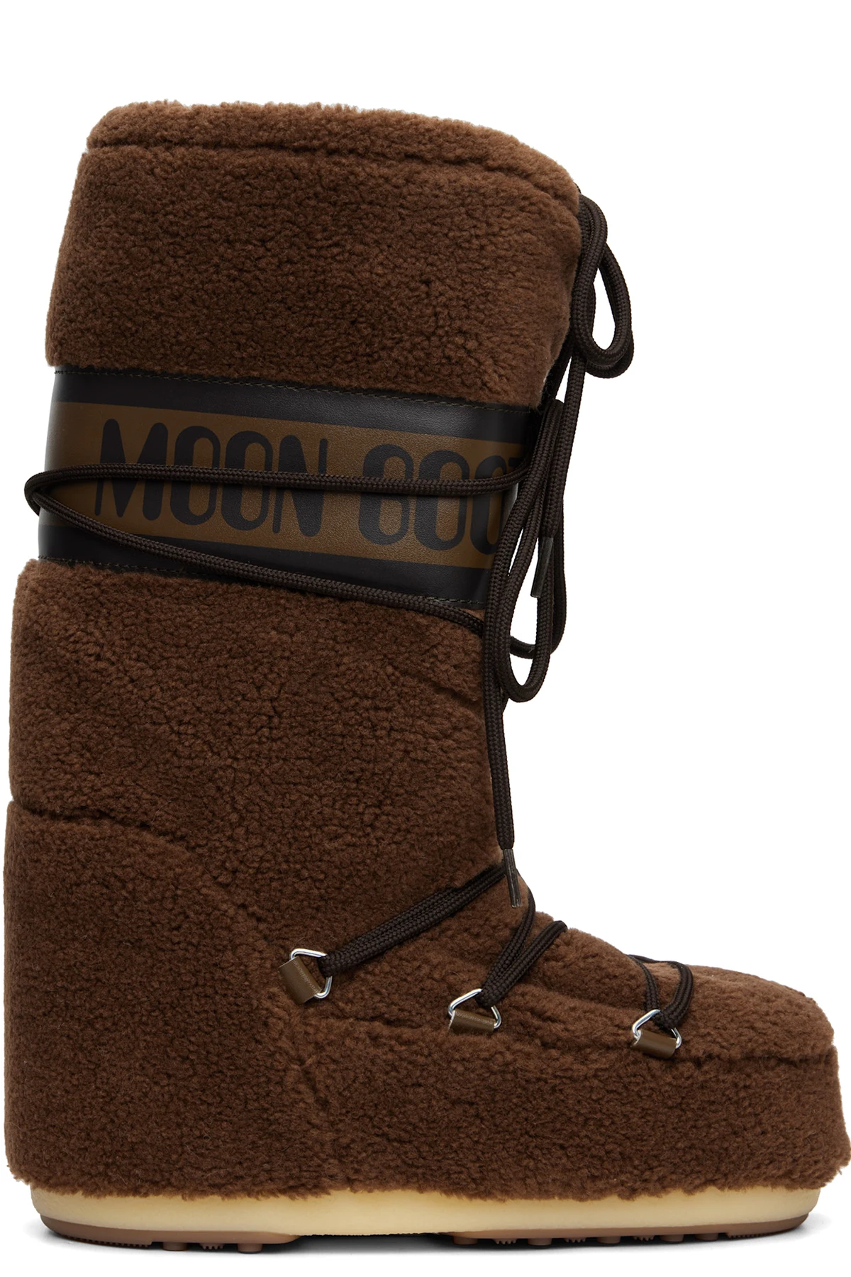 Brown Icon Fleece Boots