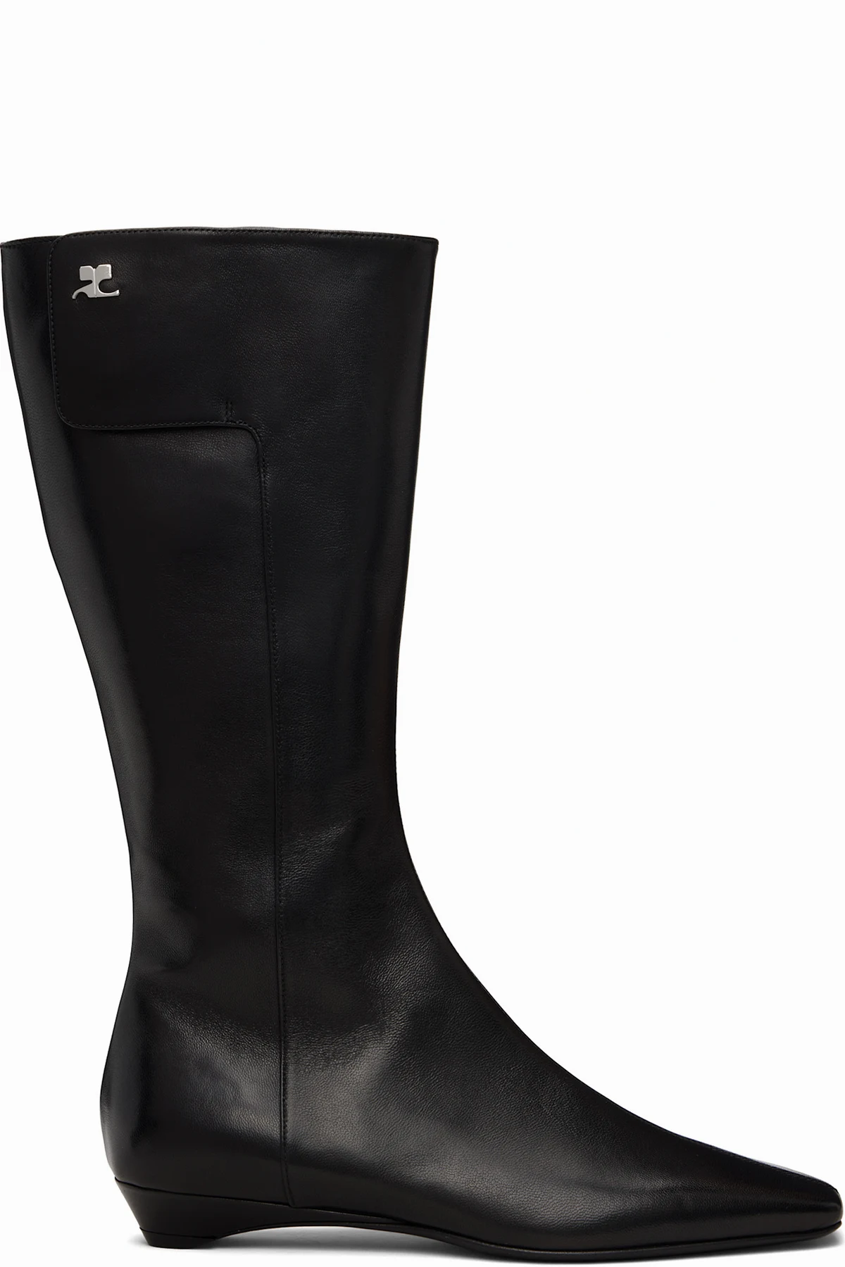 Black Heritage Flat Boots