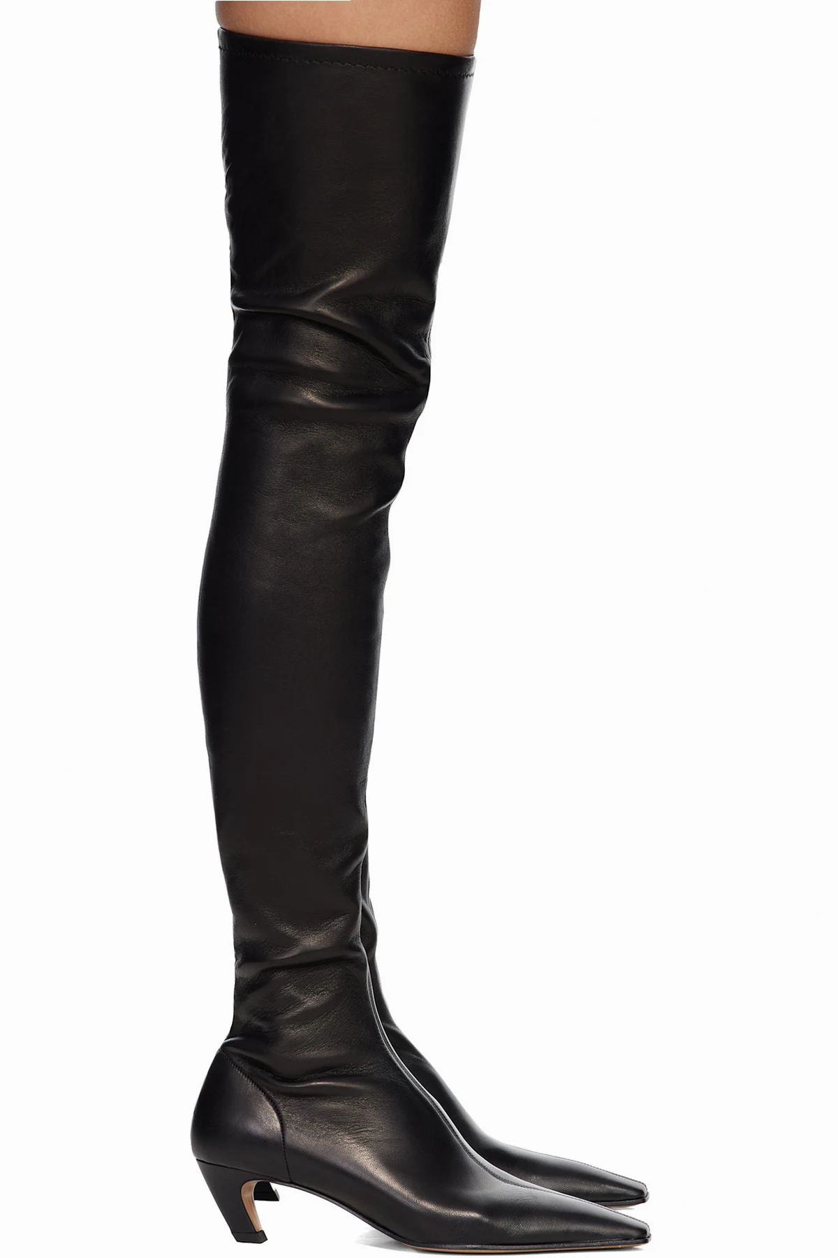 Black Arizona Over-the-Knee Stretch Boots