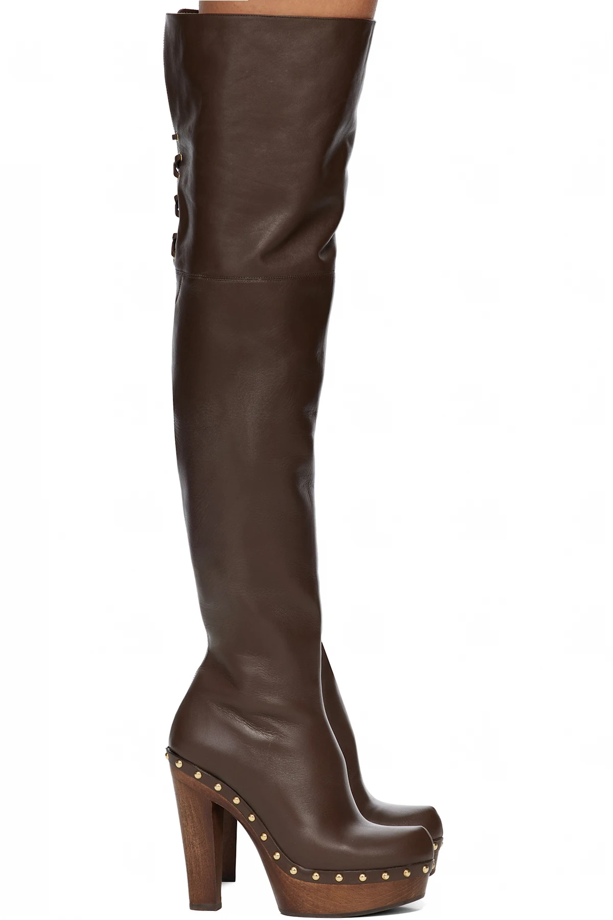 Brown Lola Over-The-Knee Boots