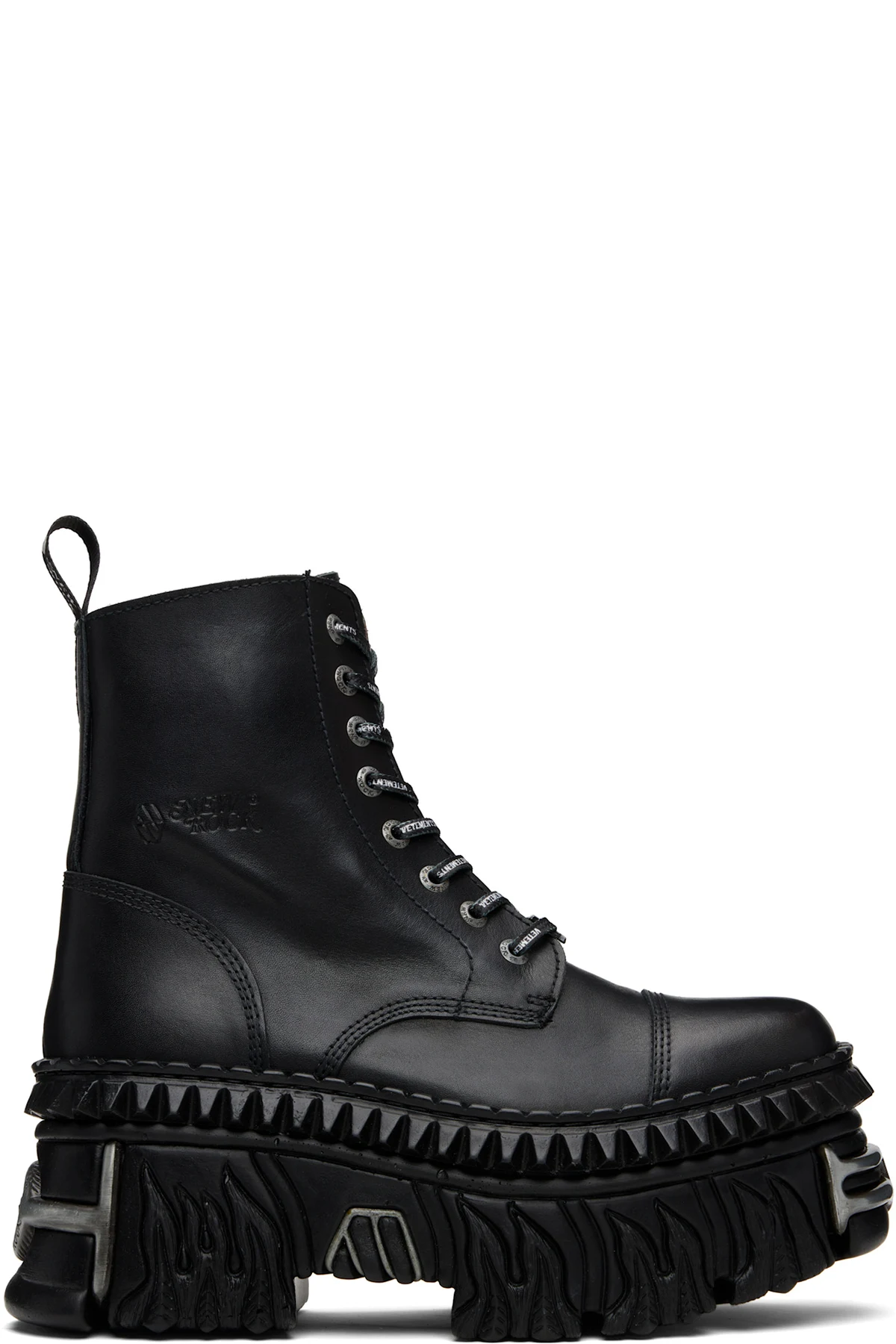 Black New Rock Edition Combat Boots