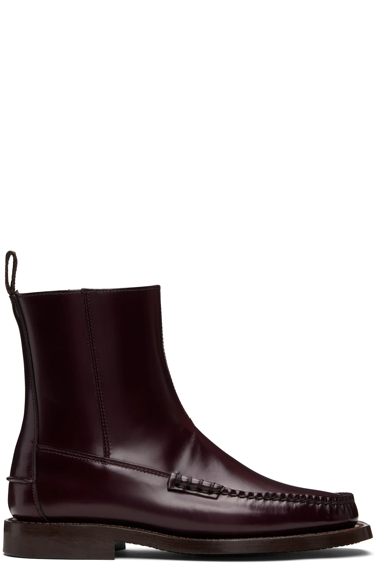 Burgundy Andreu Boots