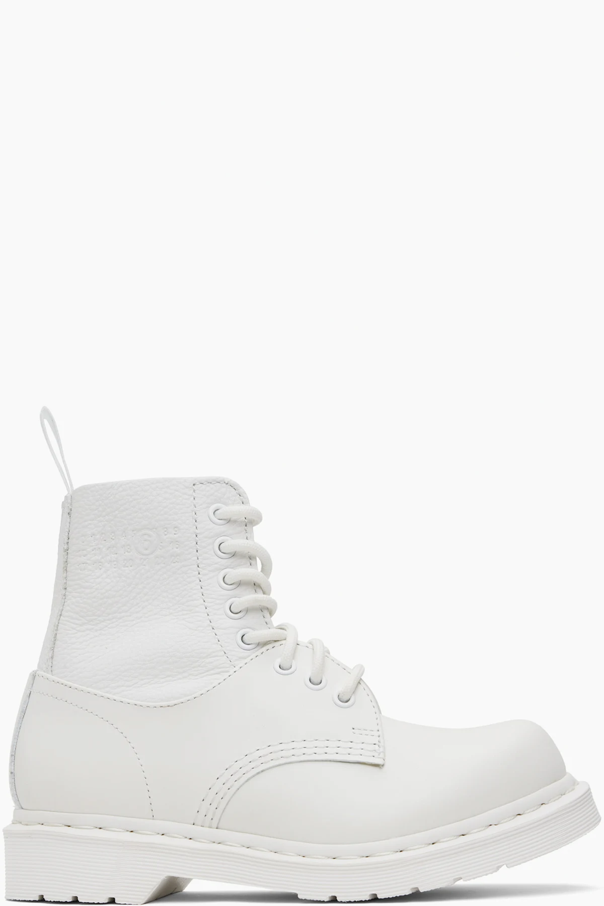 White Dr. Martens Edition 1460 Twist Boots